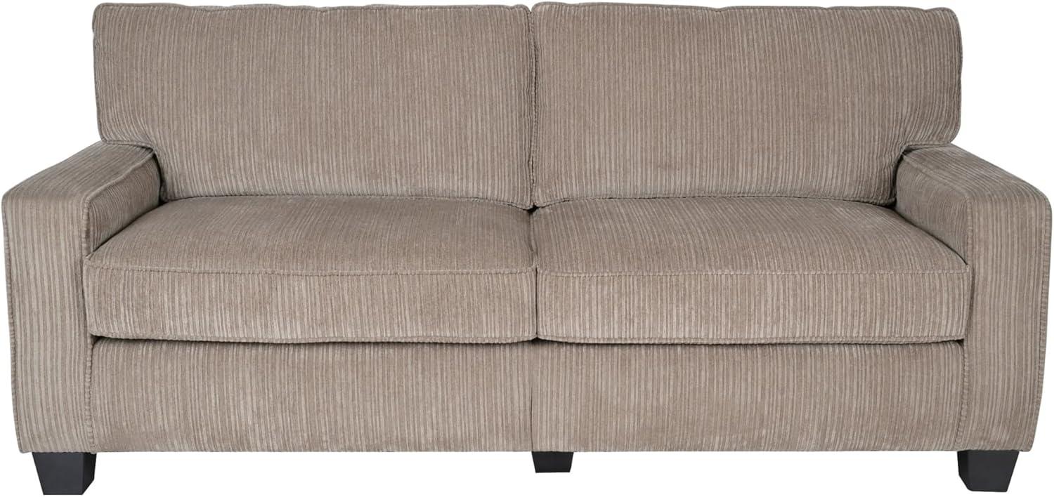 Serta Palisades 78" Track Arm Sofa, Easy Care Fabric, Soft Pillow Back, Pocket Coil Seat Cushions