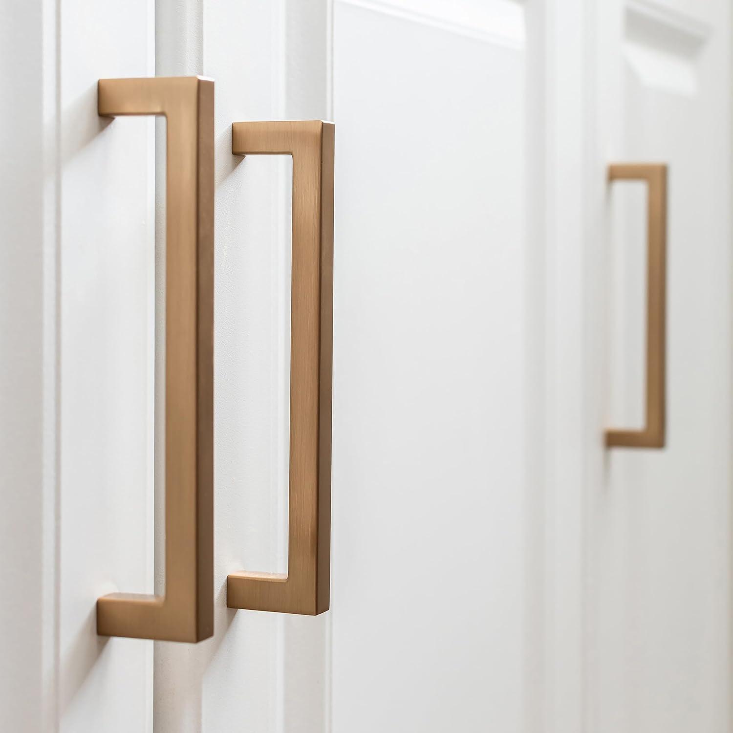 Skylight Kitchen Cabinet Handles, Solid Core Drawer Pulls for Cabinet Doors, 3-3/4" (96mm)