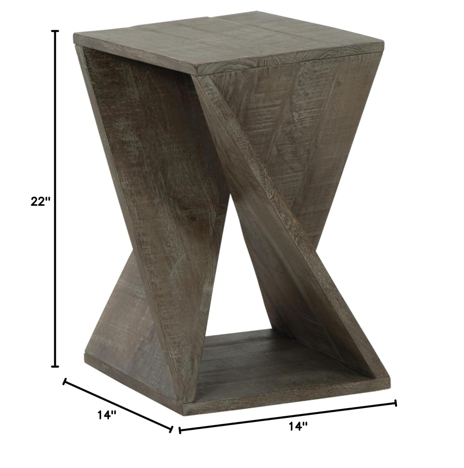 Millwood Pines Edu Solid Wood End Table
