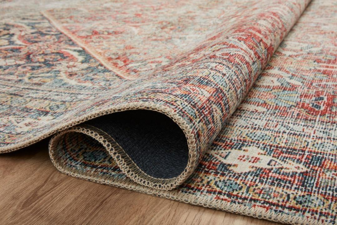 Amber Lewis x Loloi Georgie Red / Navy Area Rug