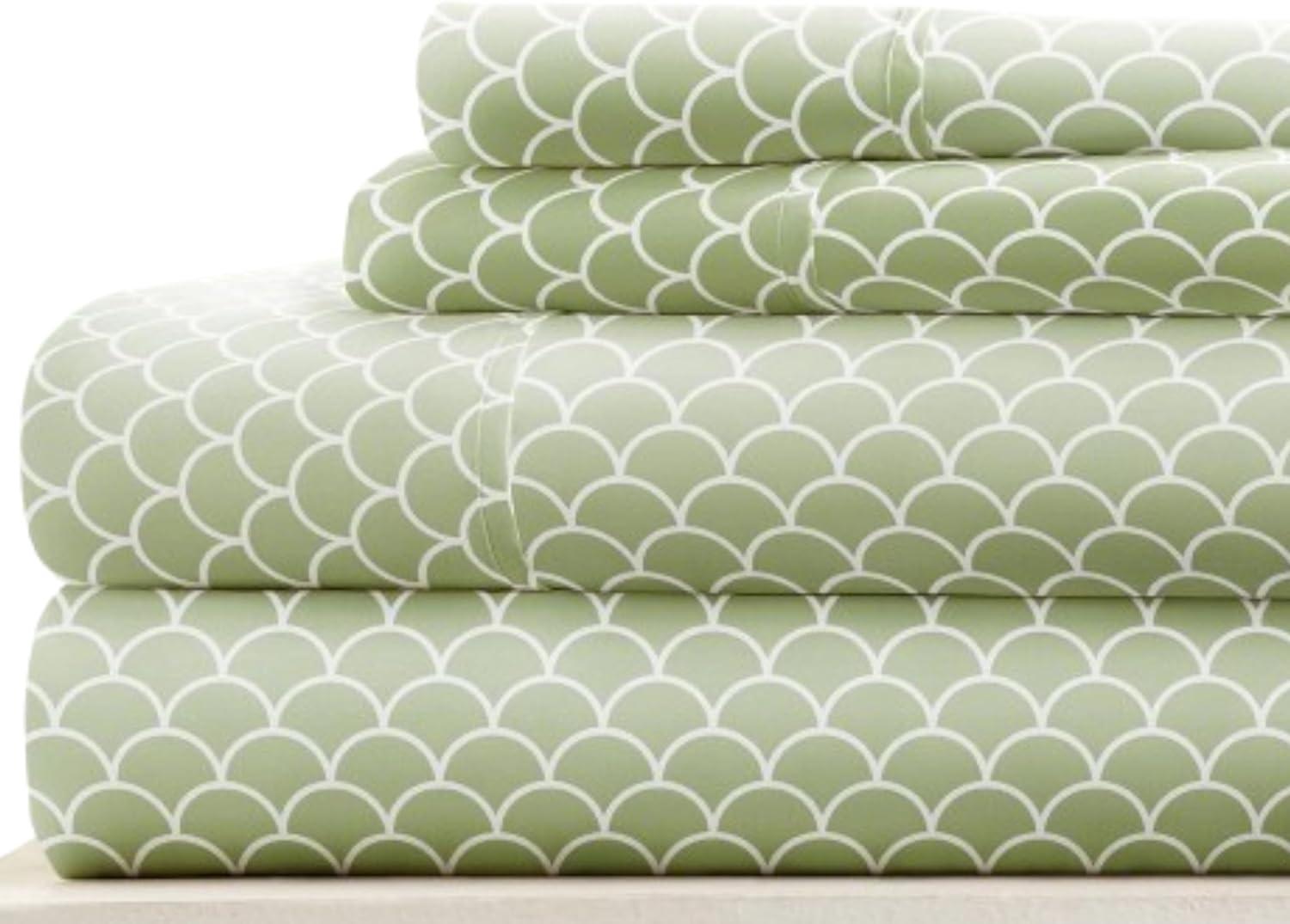 Becky Cameron Simply Soft™ Scallops Pattern Microfiber Sheet Set