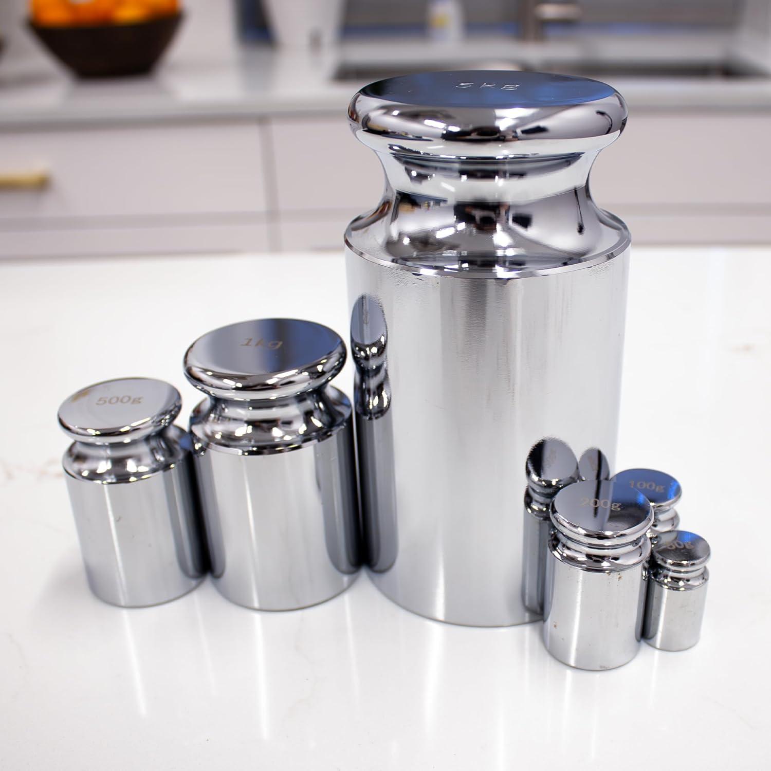 Escali 50g Calibration Weight – Precision Stainless Steel Calibration Weights for Digital Scale, Lab Balances, and Jewelry Scales