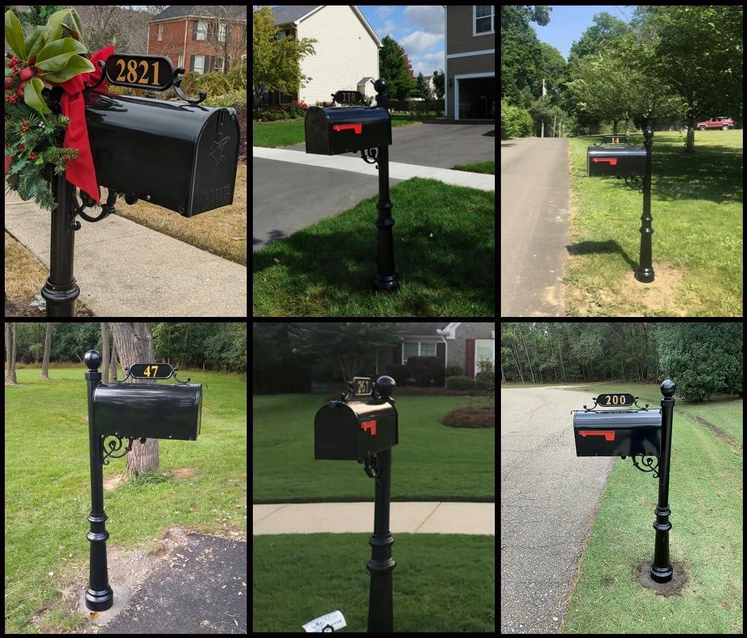 4Ever Products Avenues Mailbox with Post Included