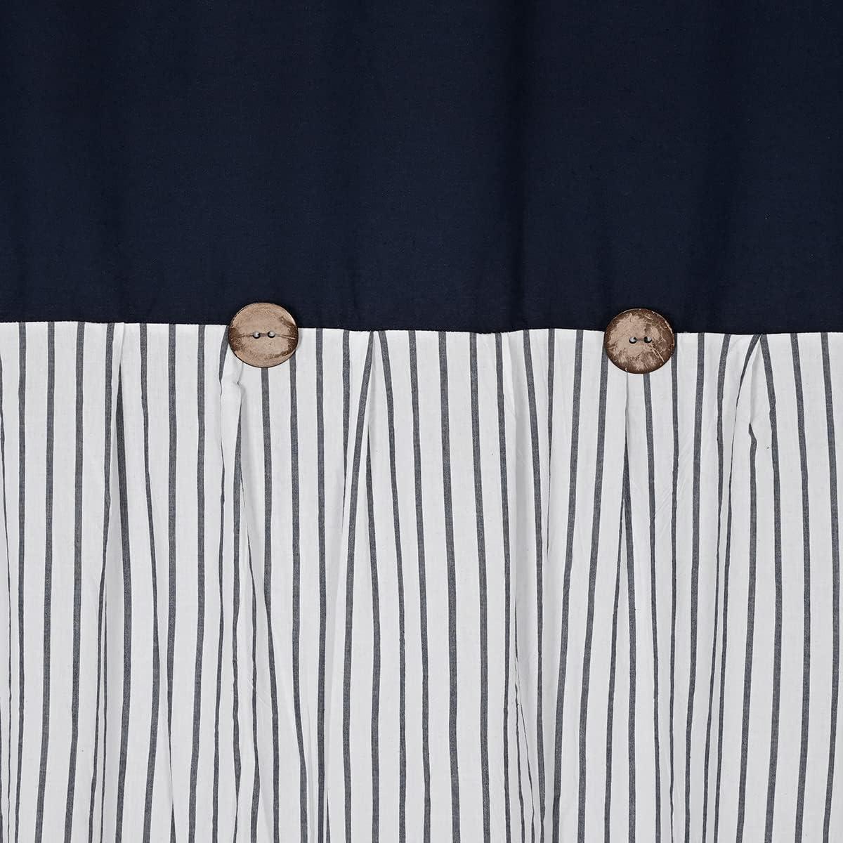 Gracie Oaks Daeb Cotton Blend Shower Curtain