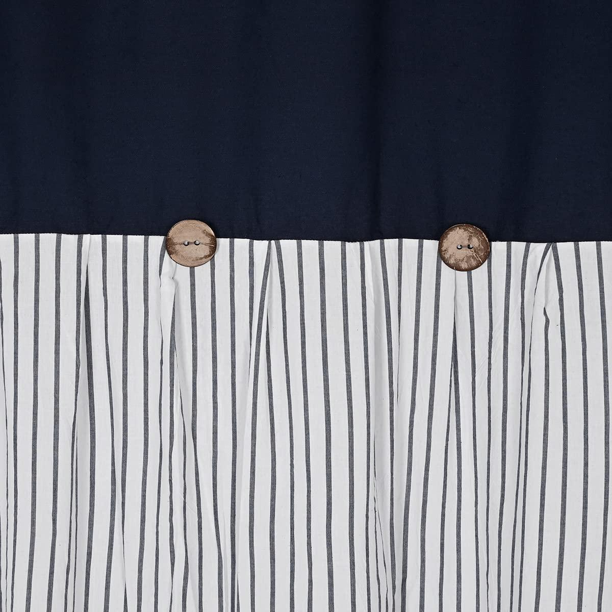 Gracie Oaks Daeb Cotton Blend Shower Curtain