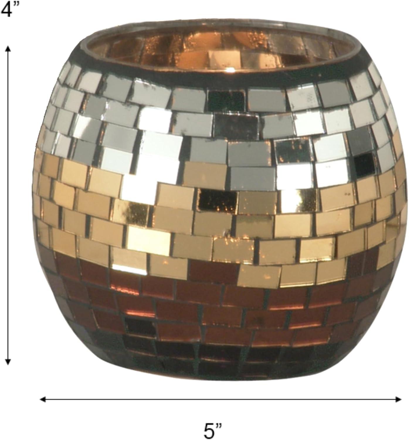 Dale Tiffany Chalet Candle Holder Brown in finish