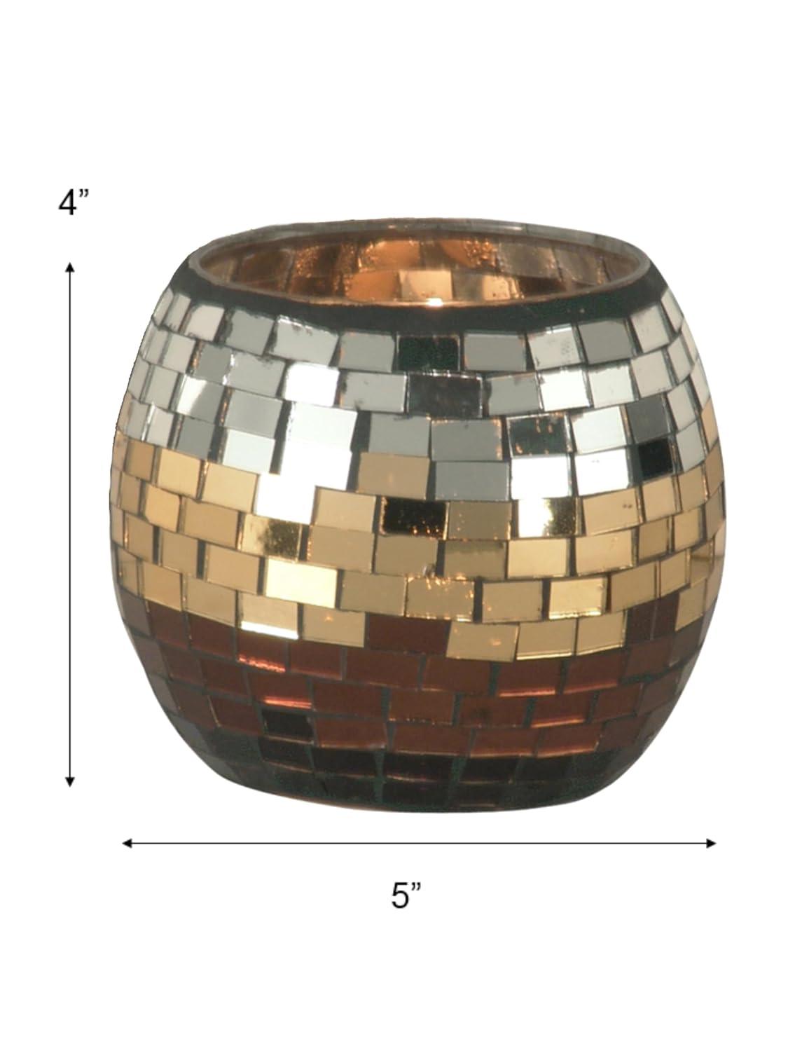 Dale Tiffany Chalet Candle Holder Brown in finish