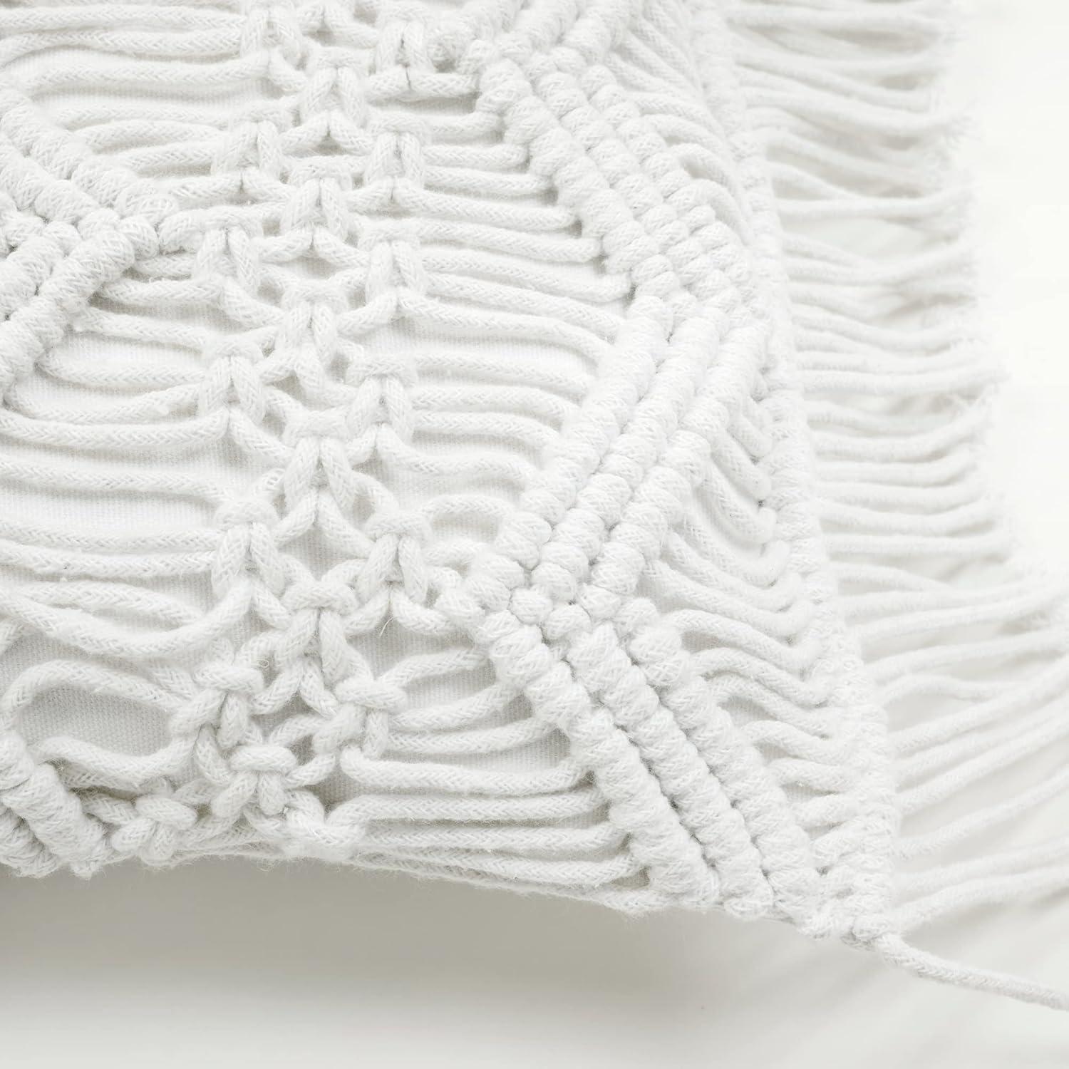 Lush Decor 100% Cotton Lumbar Rectangular Pillow Cover | Wayfair