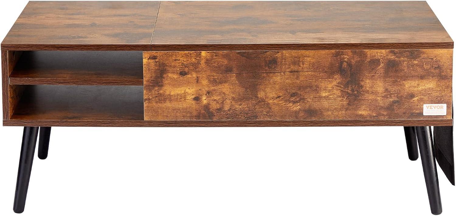 George Oliver George Oliver Lift Top Coffee Table 39.4 in Rectangle Coffee Table for Living Room Brown