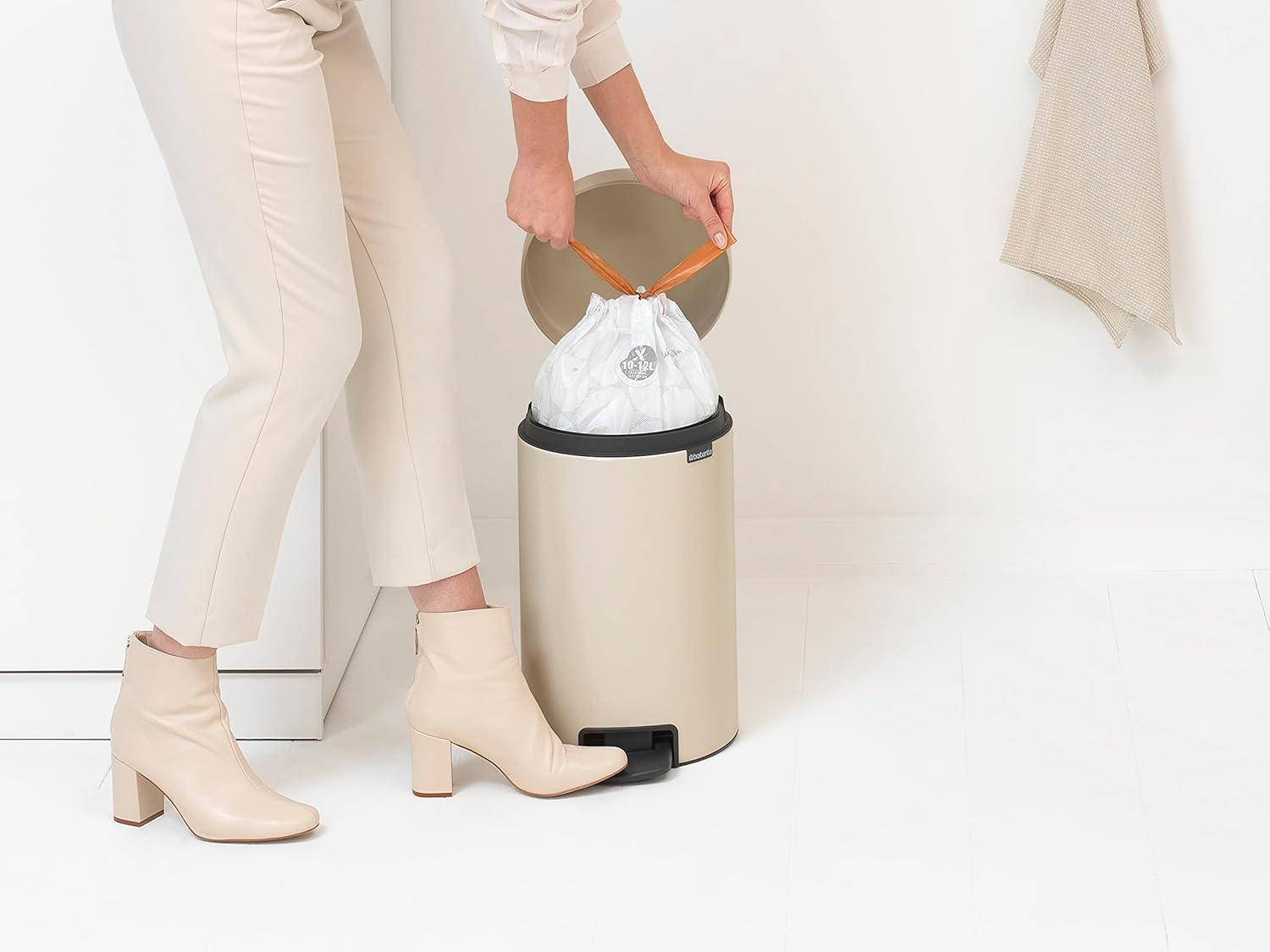 Brabantia Newicon Step On Trash Can, 3.2 Gallon (12 Liter)
