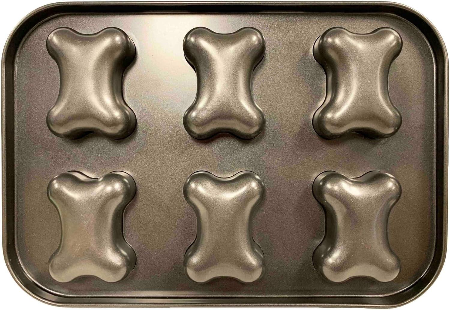 Midlee Nonstick Bone Shape Pan (Cupcake)