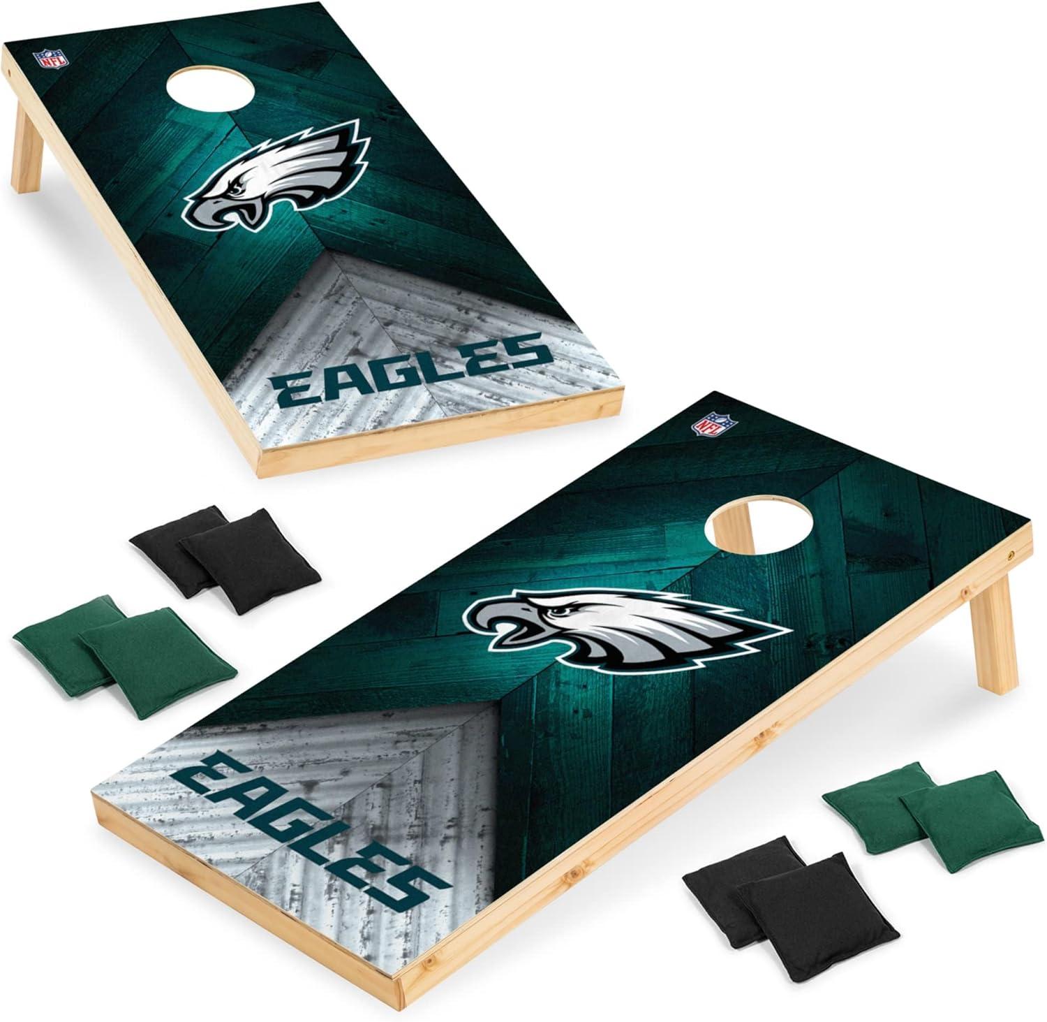 NFL Philadelphia Eagles 2'x4' Wood Cornhole Set