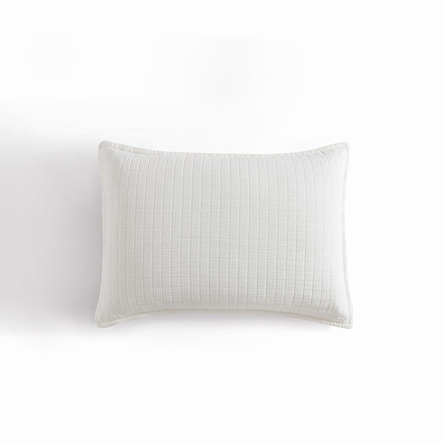 Calvin Klein Calvin Klein Essential Garment Washed Solid Cotton Sham Set (Set of 2)