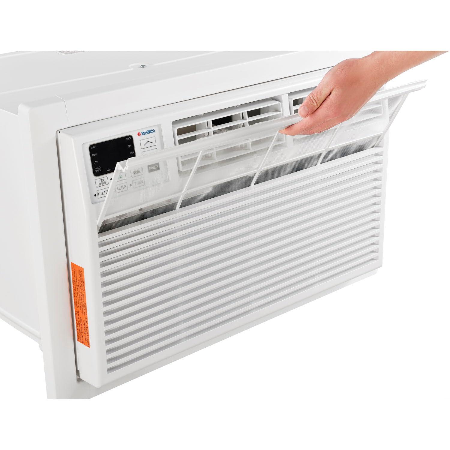 Global Industrial 292860 Wall Air Conditioner with Heat - 1230W - 230V - 12000 BTU
