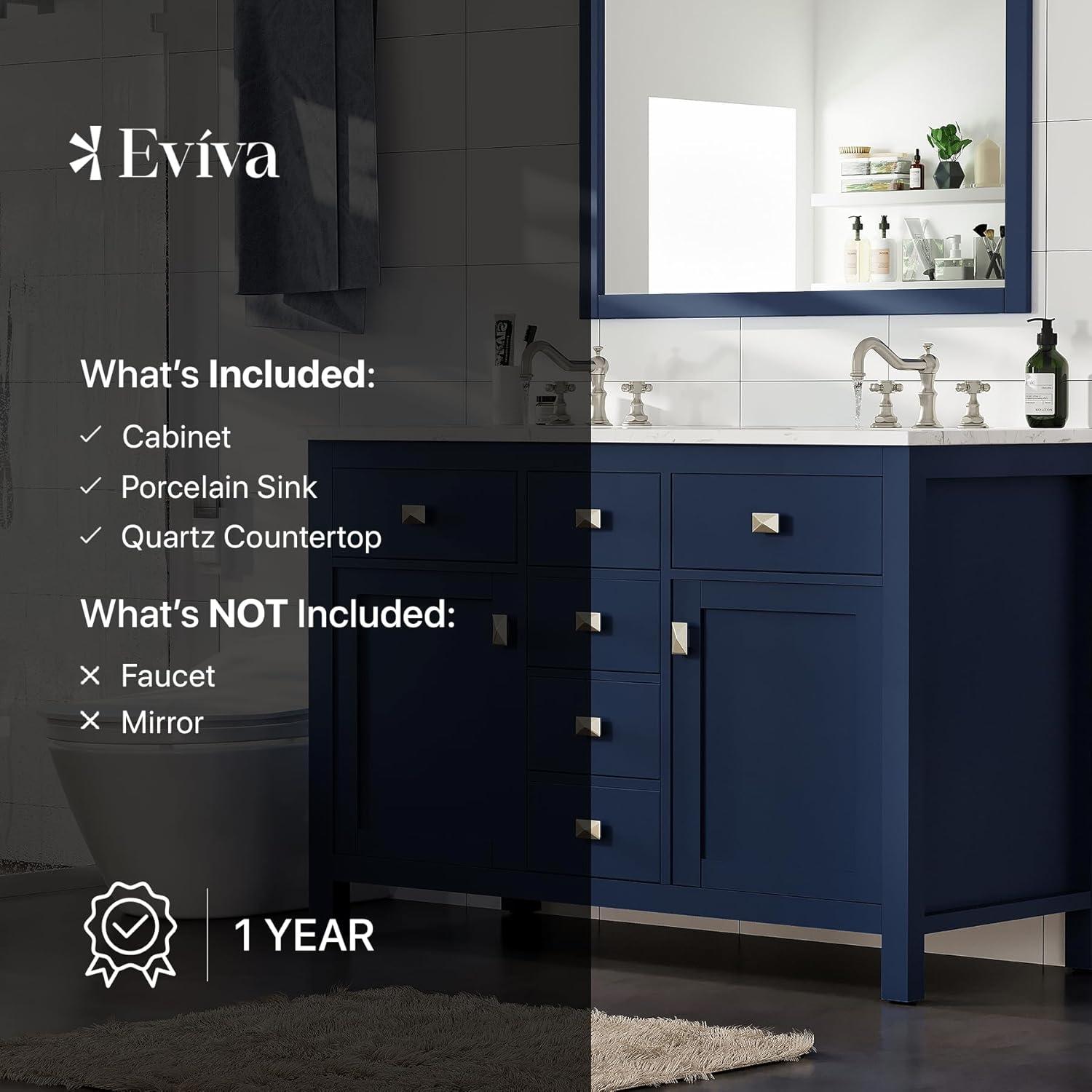 Lark Manor™ Odilion 60'' Double Bathroom Vanity with Engineered Top