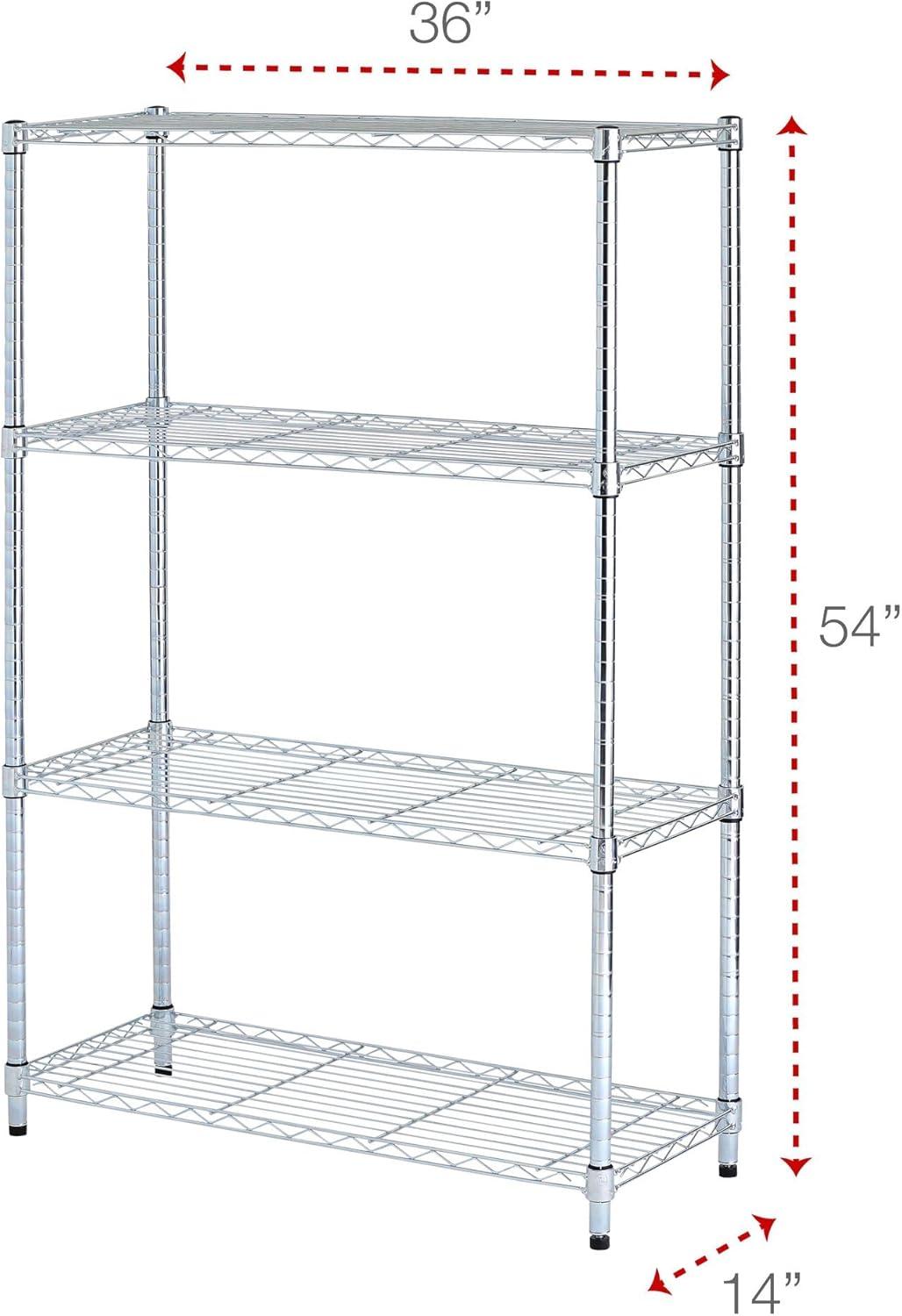 Residential 36'' W Steel Shelving Unit