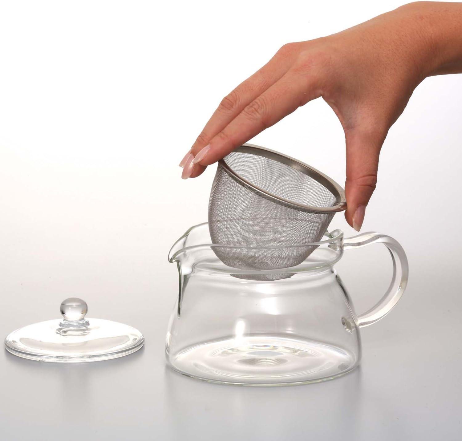 HARIO Chacha Kyusu-Kaku-Pot for Brewing tea-450 ml, 450 ml, CD-Hario Chacha Kyusu-Kaku 450ml