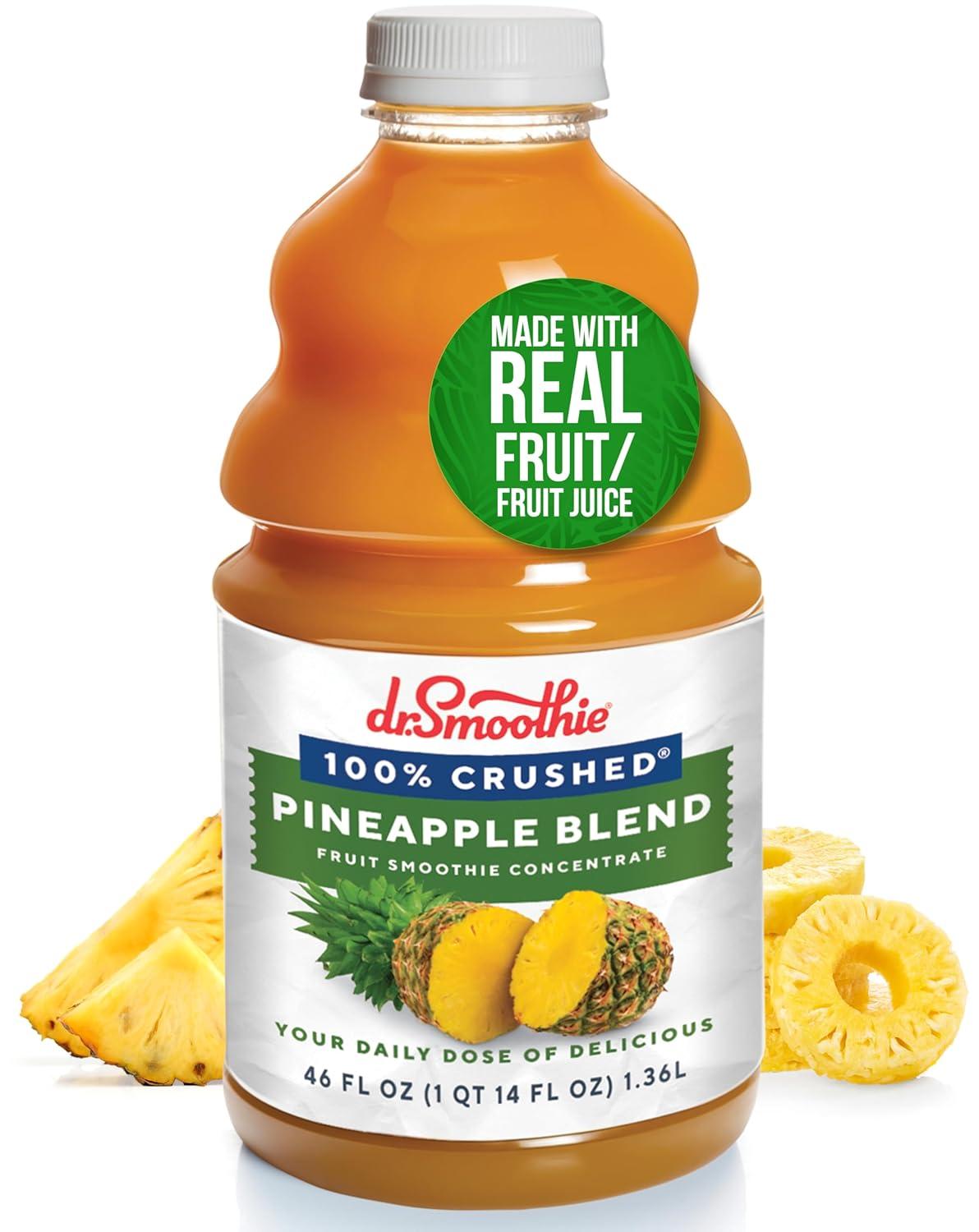 Organic Pineapple Blend 100% Crushed Fruit Smoothie Concentrate, 46 oz