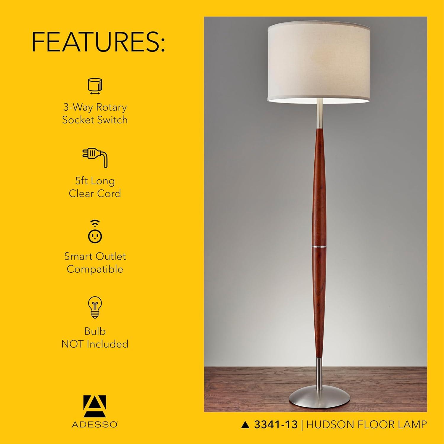 Adesso Hudson Floor Lamp