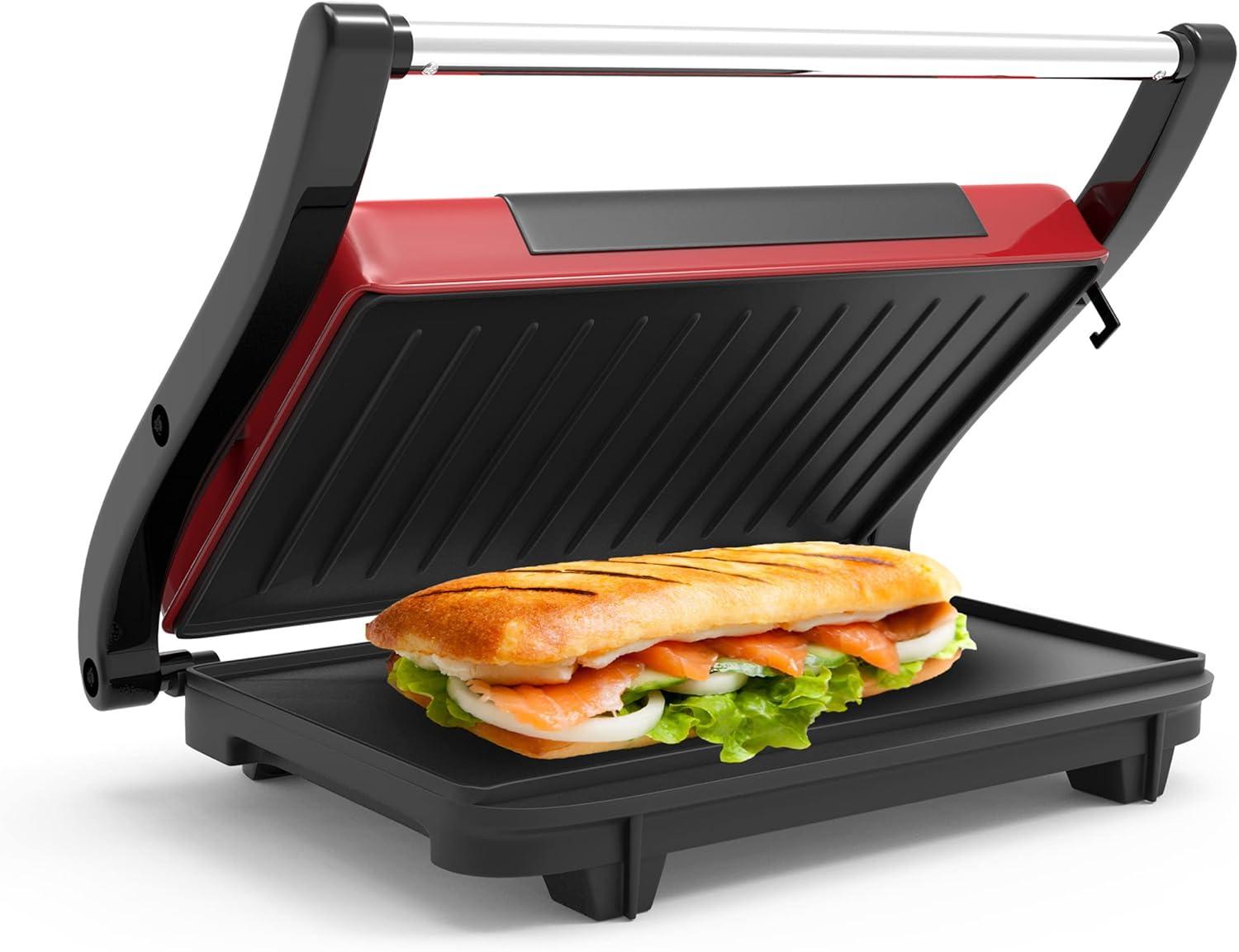 Chef Buddy Chef Buddy 10'' Non Stick Electric Grill Sandwich Maker