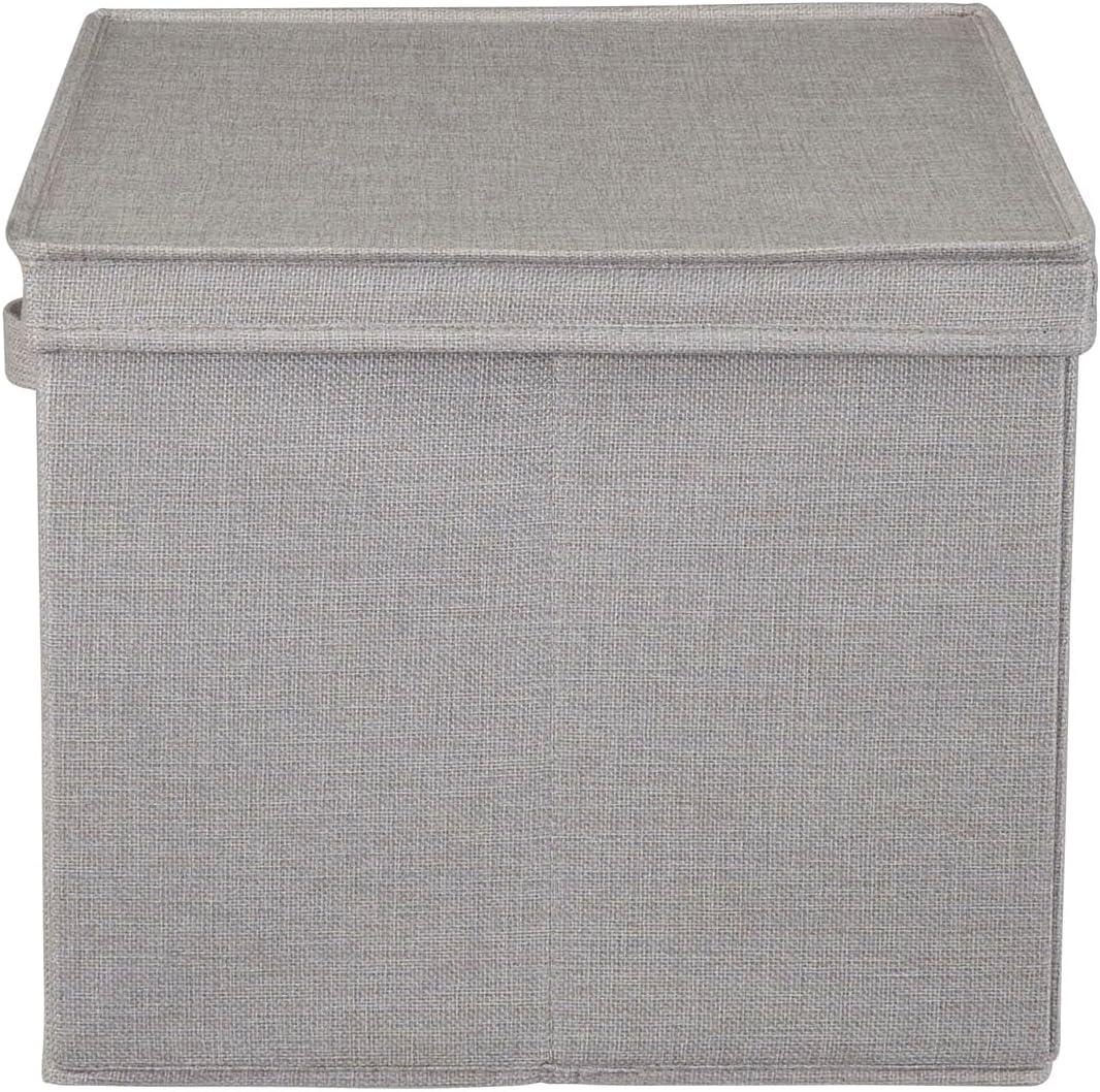 Household Essentials Household Essentials Wide Storage Box Fabric Bin (Set of 2)