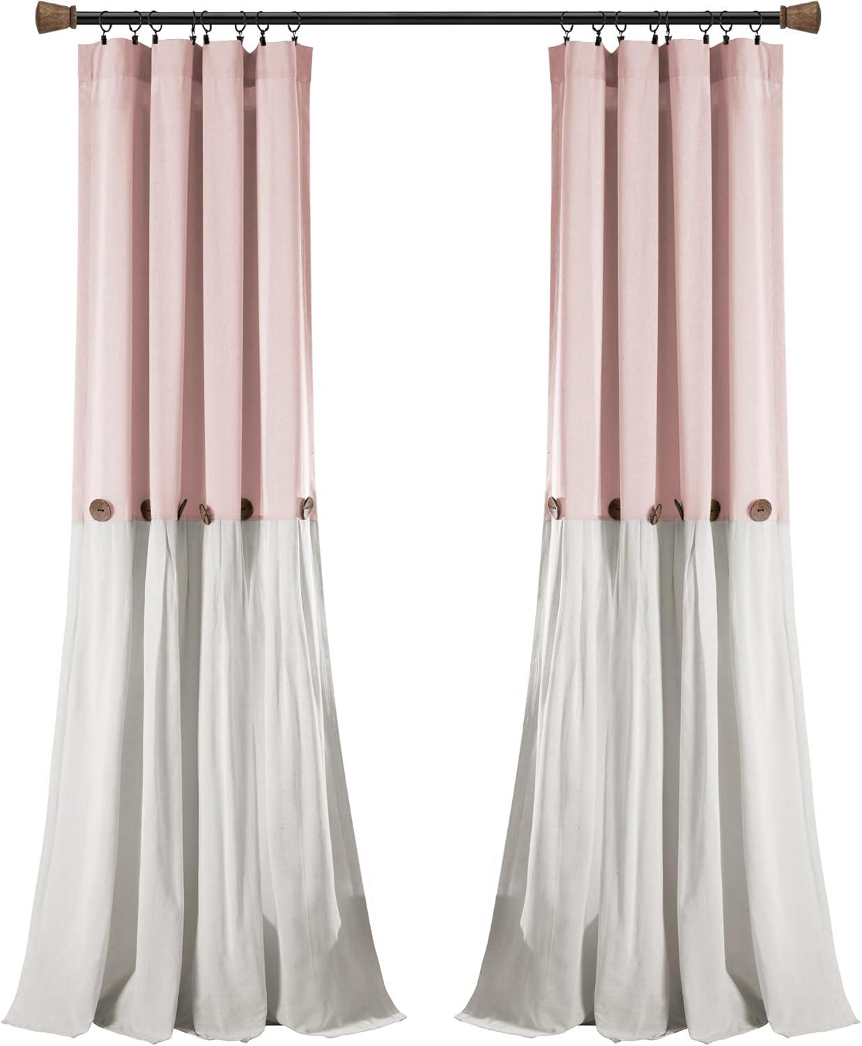 Lush Decor Beckham Semi Sheer Curtain Single Panel