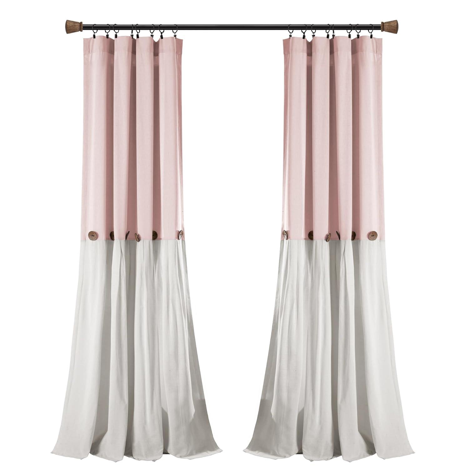 Lush Decor Beckham Semi Sheer Curtain Single Panel