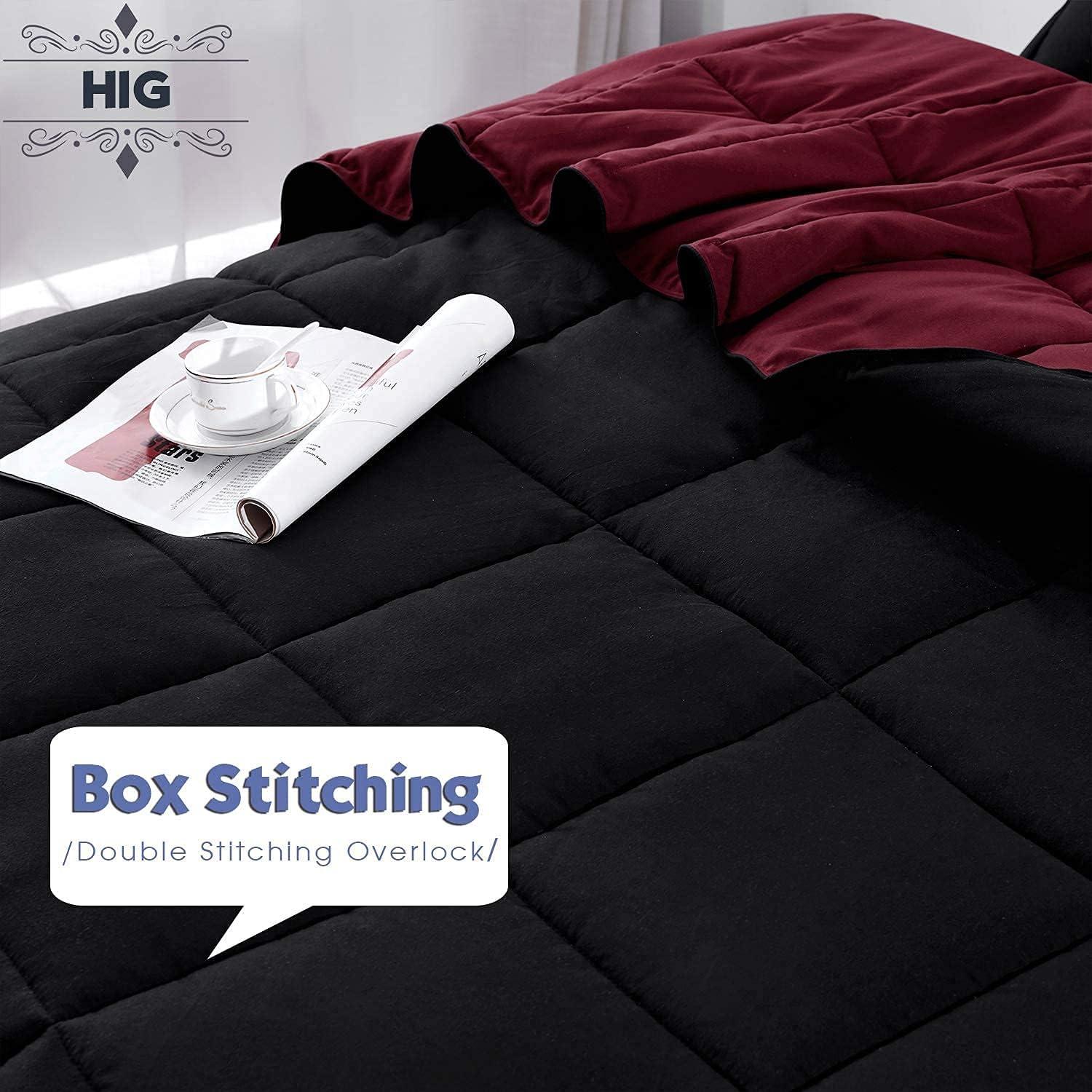 Box Stitch Comforter Set