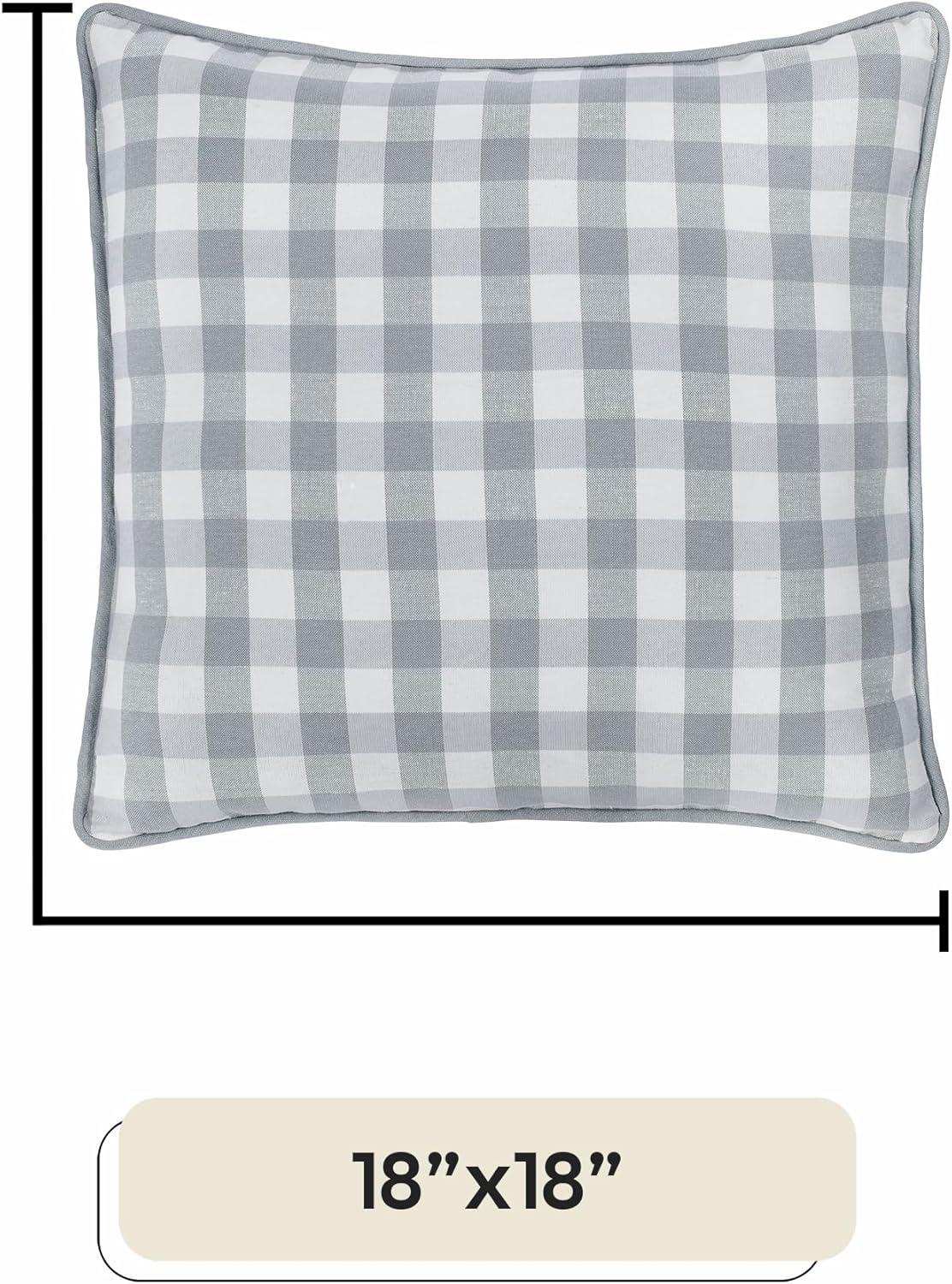 Buffalo Check Checkered Reversible Throw Pillow