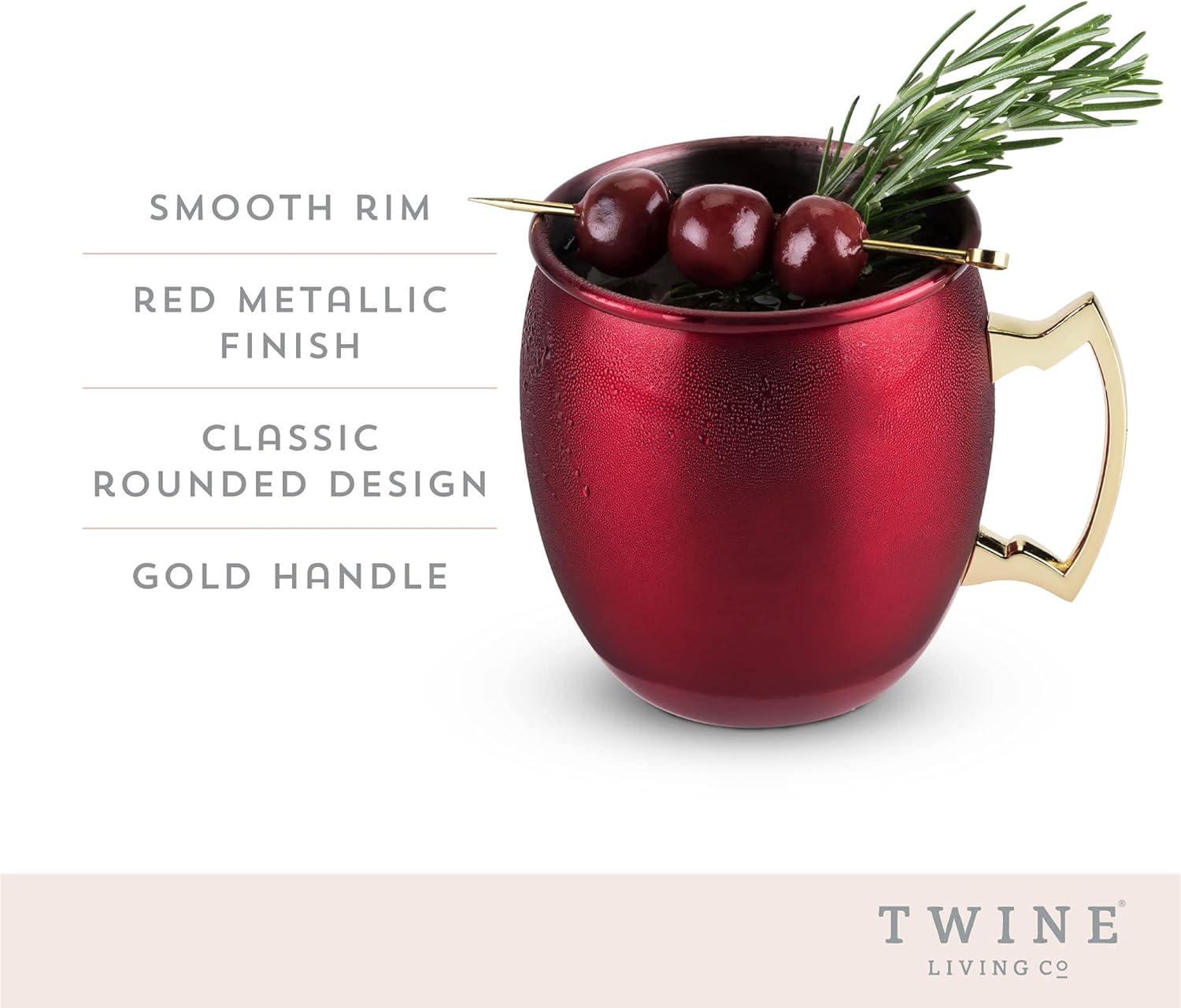 Twine Moscow Mule Mug, Moscow Mule Cup, 16oz