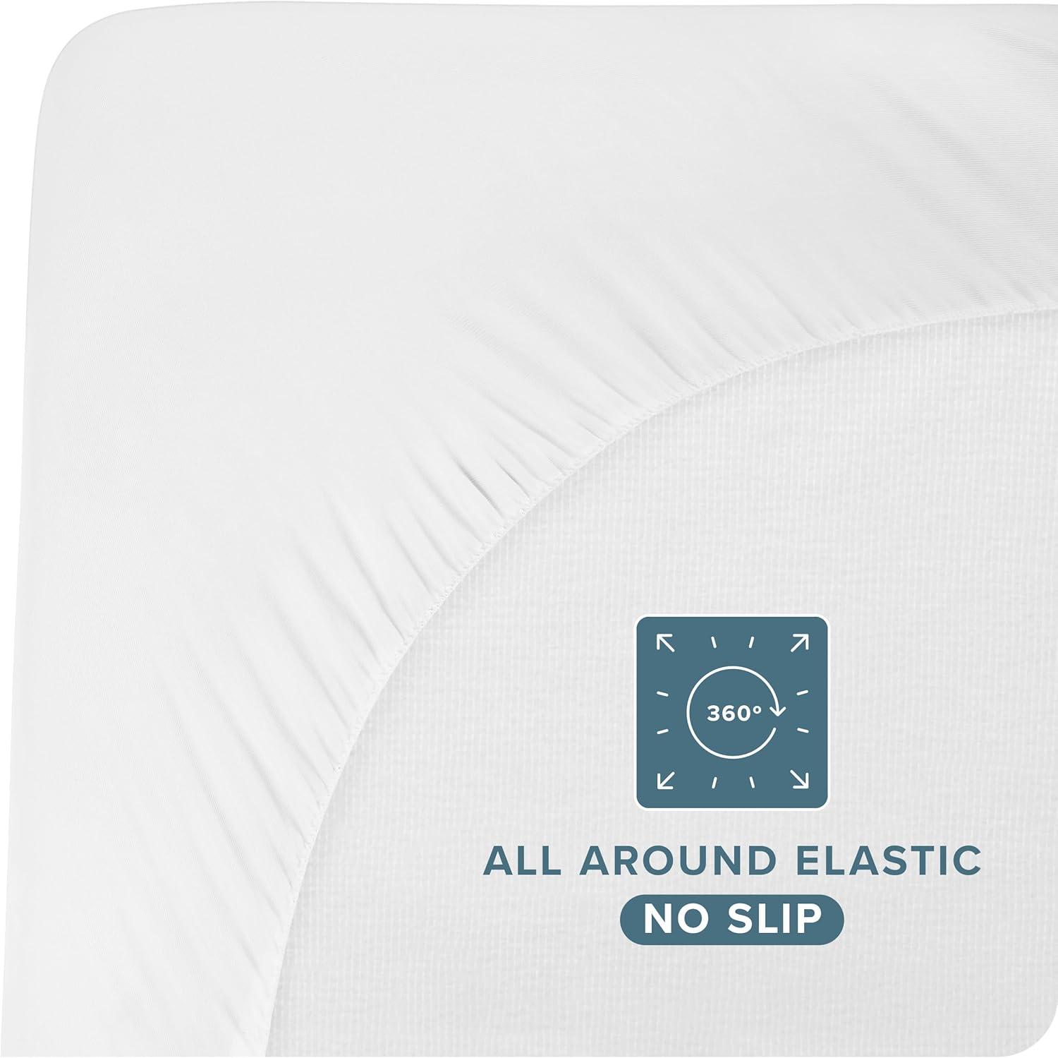 Bare Home Cotton Top Mattress Pad