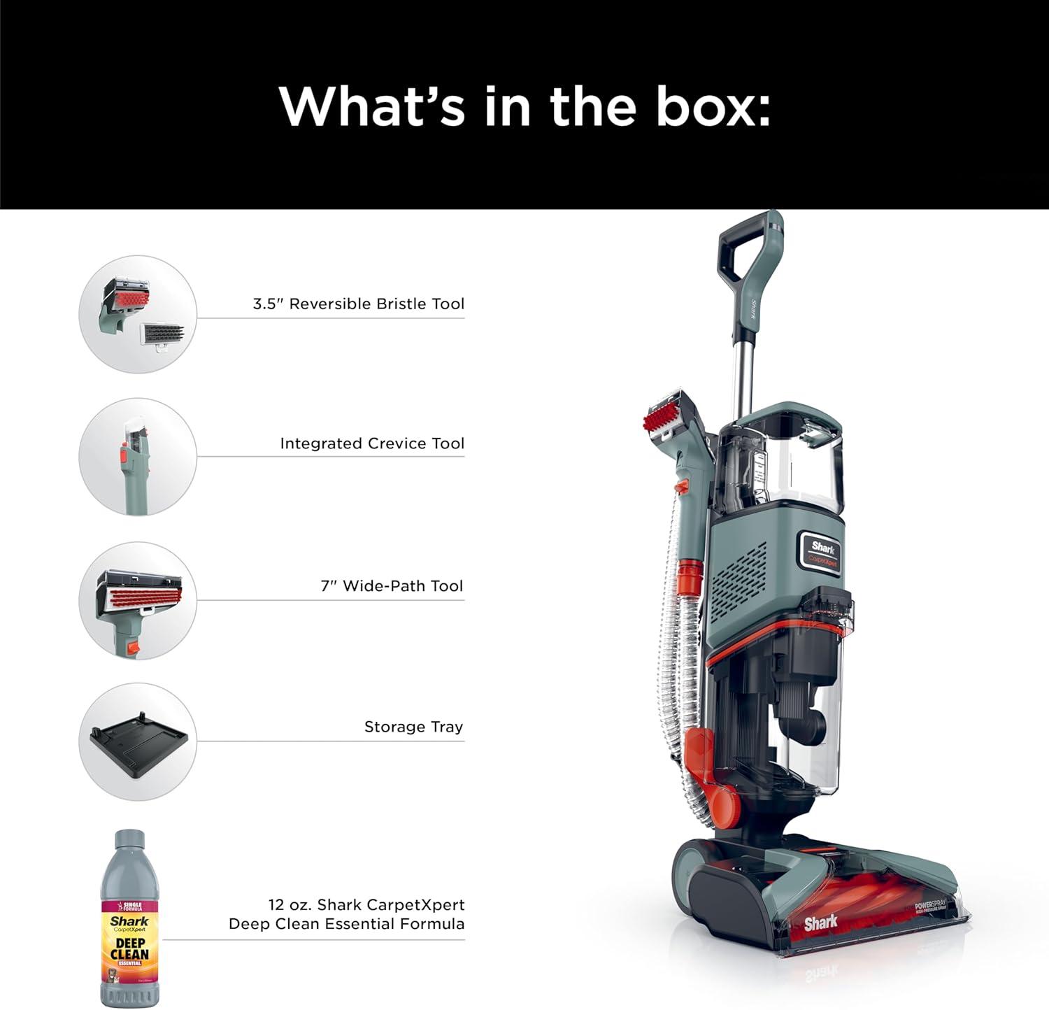 Shark CarpetXpert, Upright Carpet & Area Rug Cleaner for Pets, Deep Carpet Cleaning & Dirt & Grime Removal, Carpet Shampooer, EX151