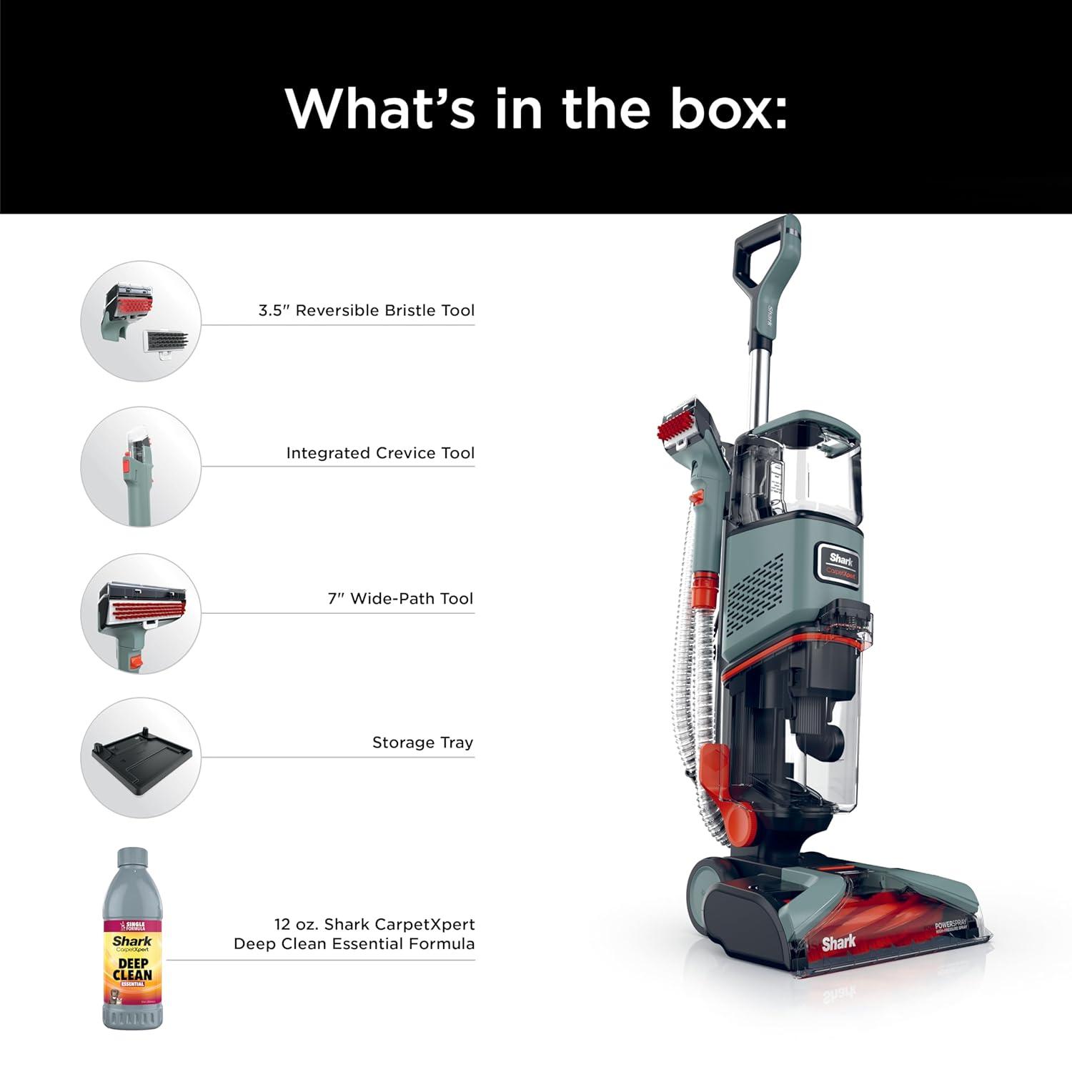 Shark CarpetXpert, Upright Carpet & Area Rug Cleaner for Pets, Deep Carpet Cleaning & Dirt & Grime Removal, Carpet Shampooer, EX151