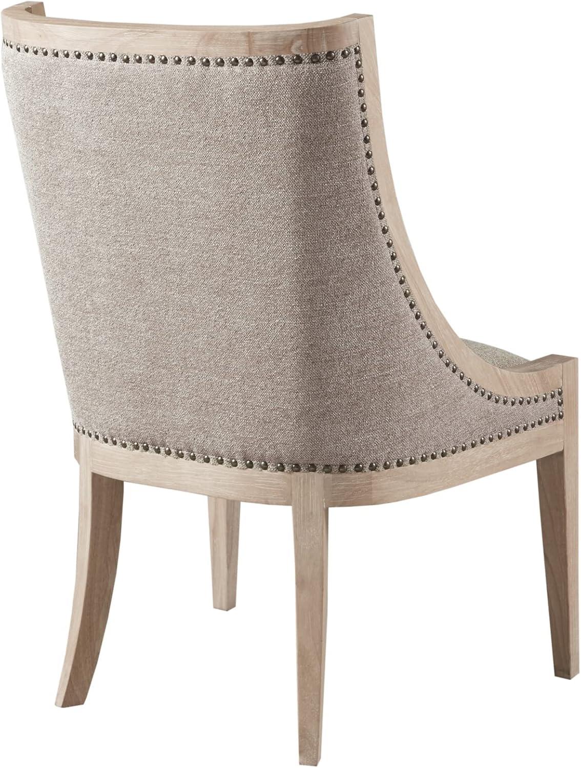 Martha Stewart Elmcrest Farmhouse Dining Chair with Nailhead Trim