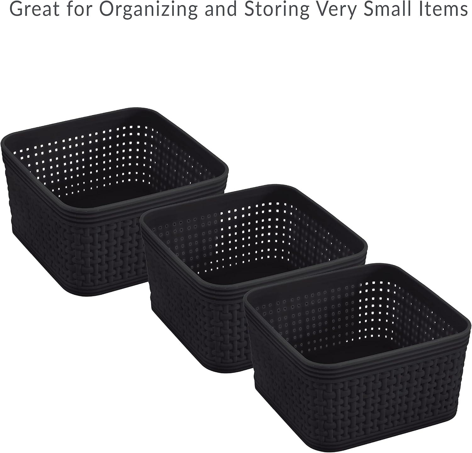 Simplify Simplify Plastic Basket (Set of 6)