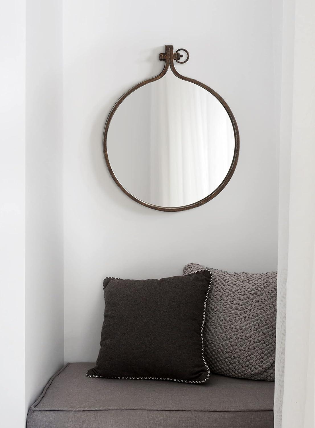 Yitro Metal Framed Wall Mirror - Kate & Laurel All Things Decor