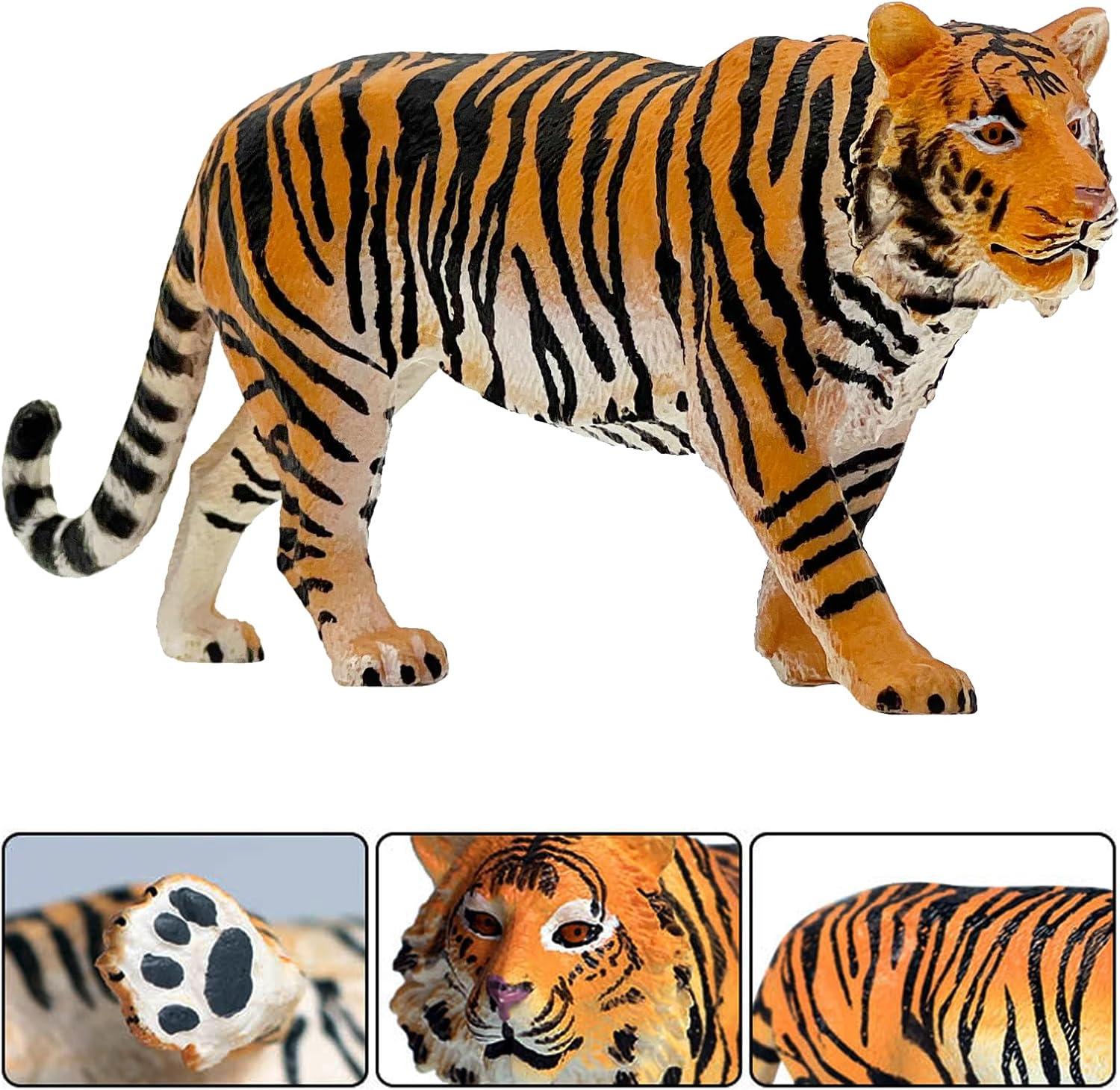 14729 Tiger Figurine, Orange & Black