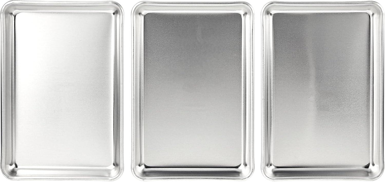 Artisan 3-Piece Professional Toaster Oven Aluminum Baking Pan