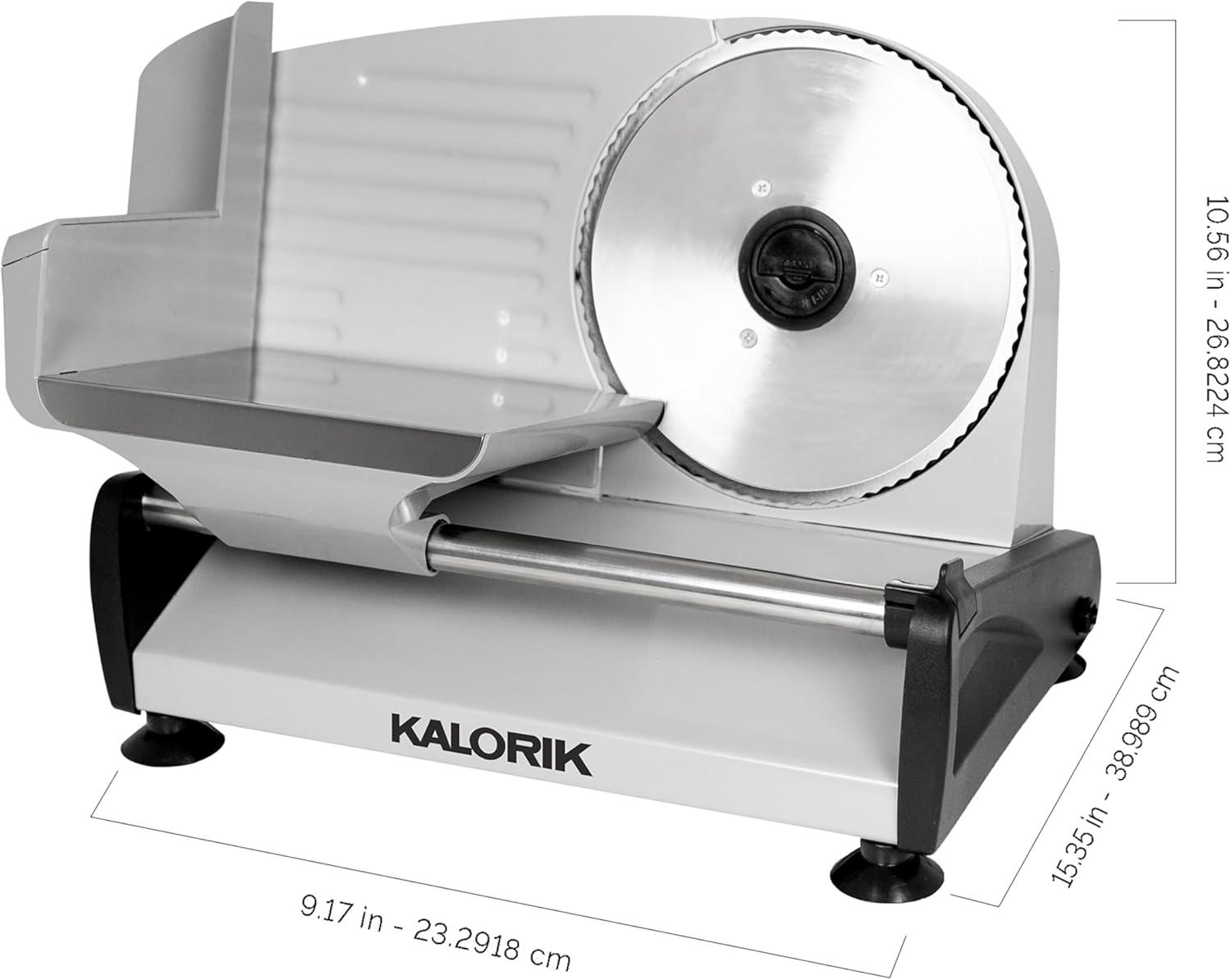 Kalorik 200 Watts Professional Food Slicer Silver AS45493S