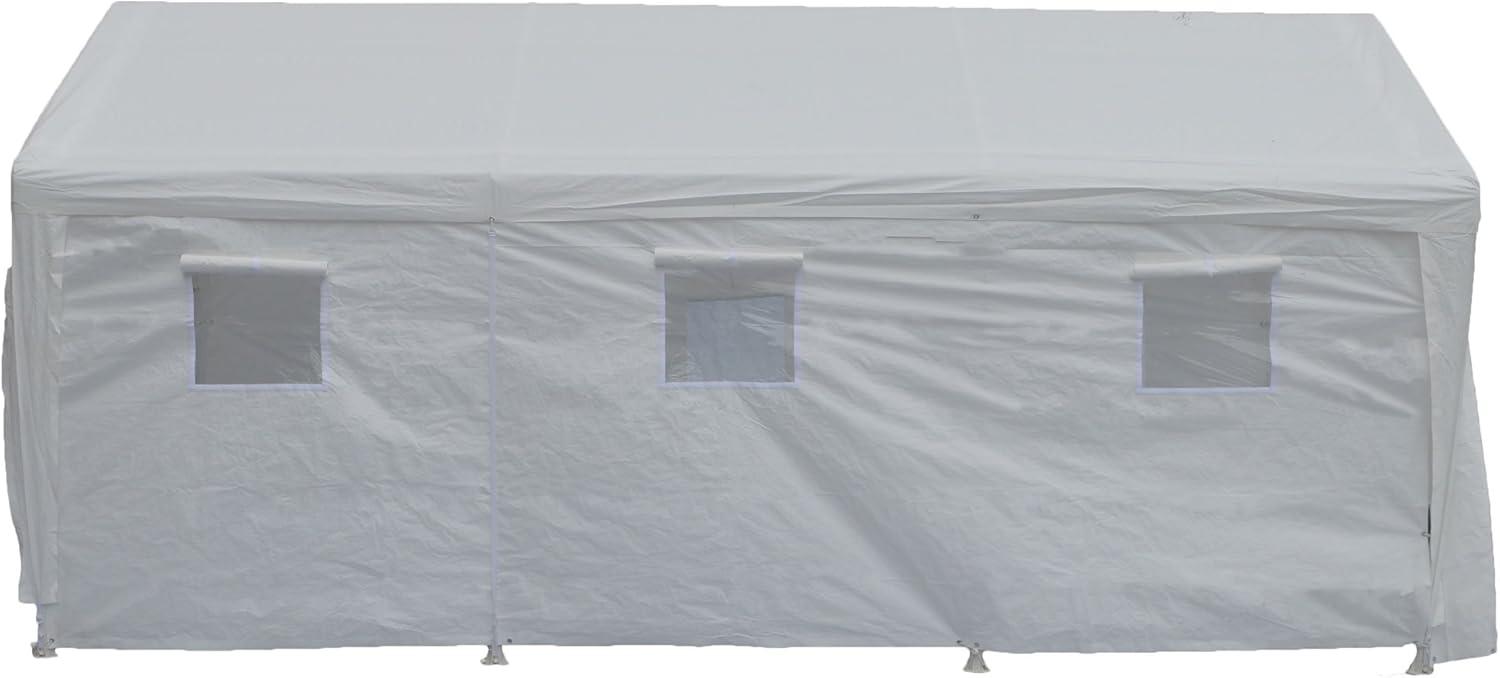 King Canopy Hercules 10ft 8in x 20ft Steel Frame Enclosed Canopy Garage