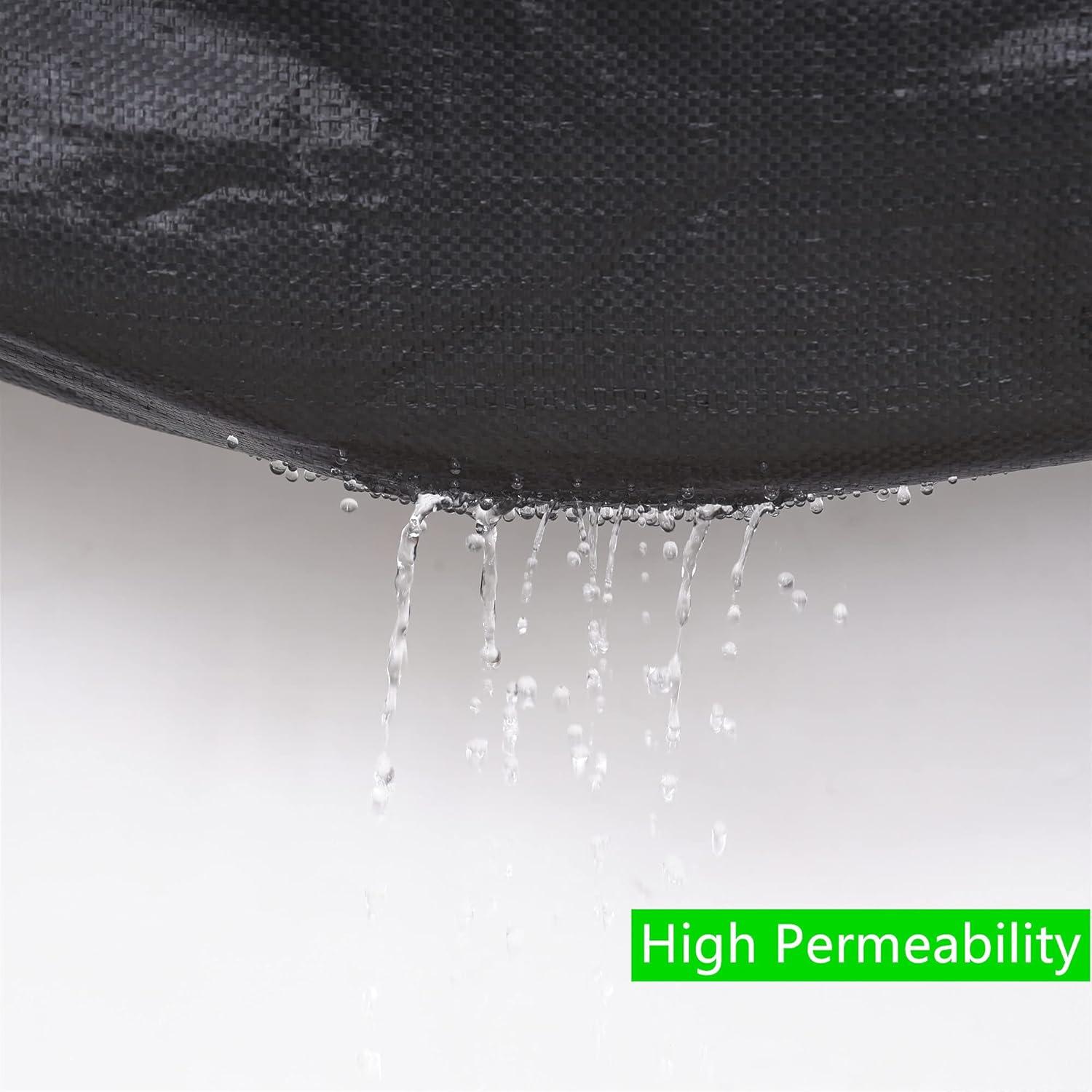 3FT x 50FT Weed Barrier Landscape Fabric Premium Heavy Duty with High Water Permeability and Breathability Woven Geotextile Fabric for Underlayment