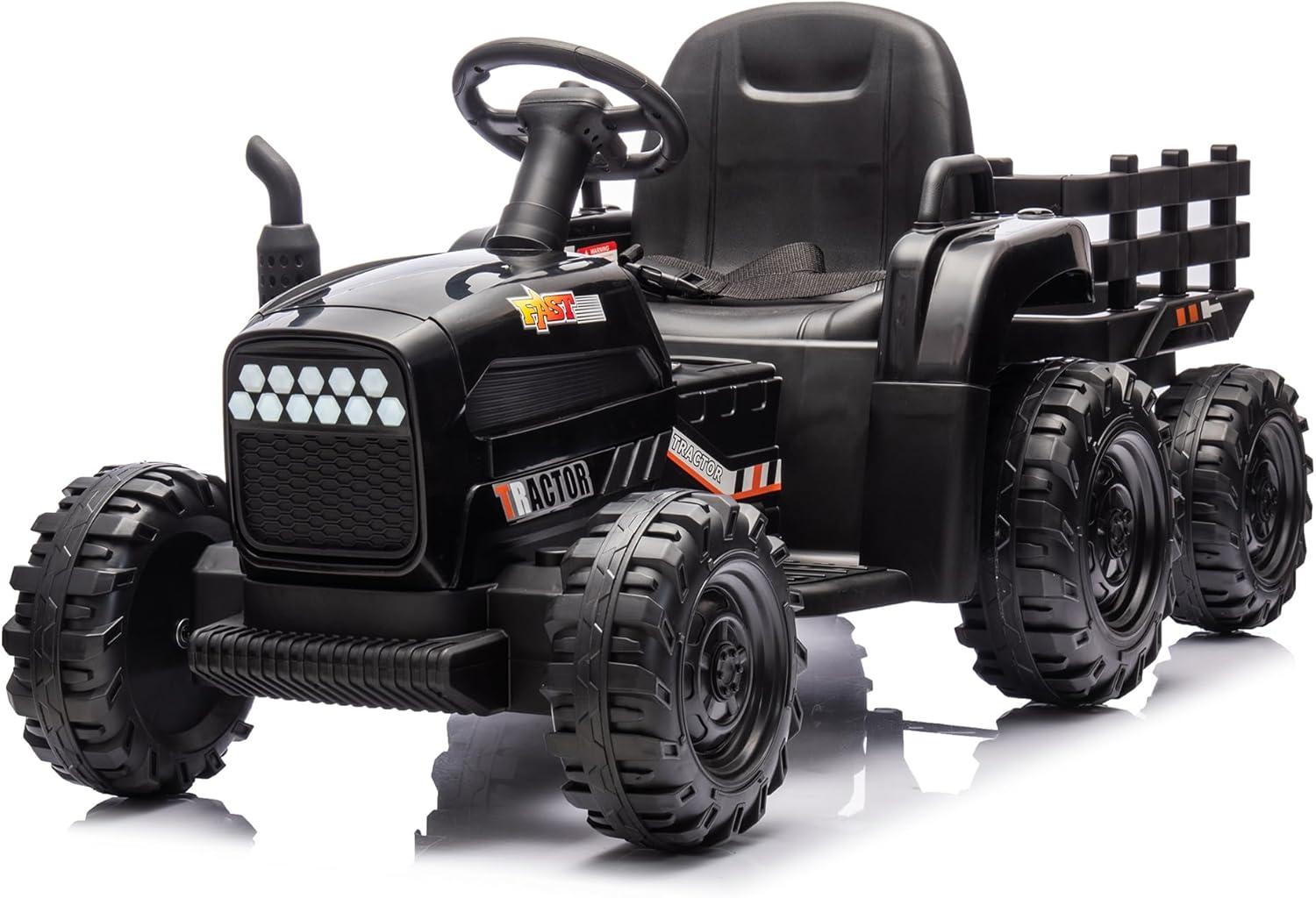 Ancheer 24V Real 2 Seater Ride On Toys Electric SUV Jeep Car With Remote Control,2WD/4WD Switchable, 4X100W Motor, Bluetooth, Music, USB, Lights