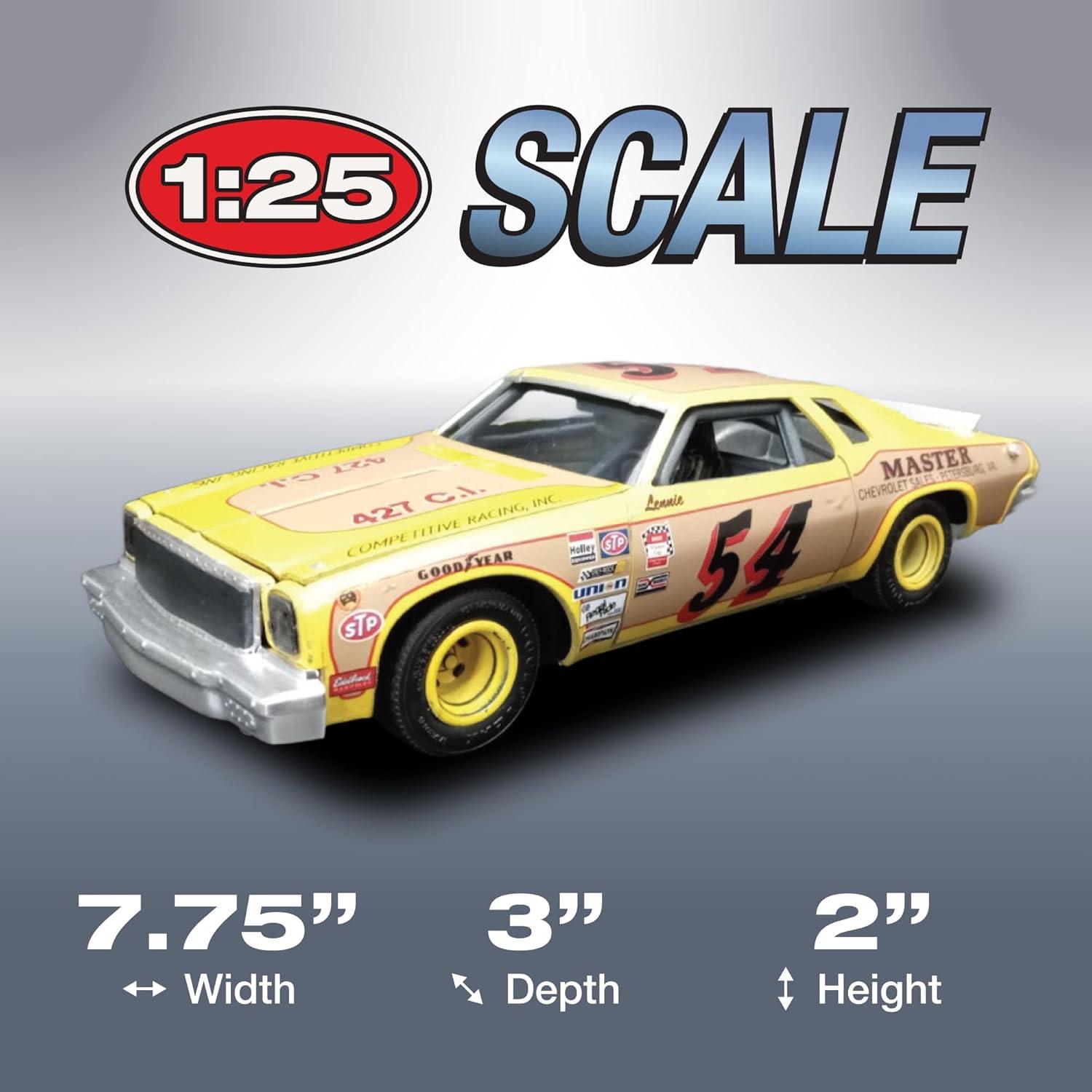 Skill 2 Model Kit 1974 Chevrolet Malibu Stock Car #54 Lennie Pond 1/25 Scale Model by AMT