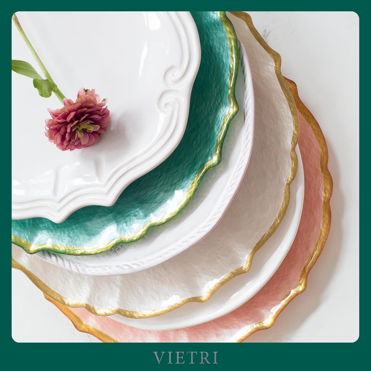 Viva by Vietri Baroque Glass No Pattern Charger