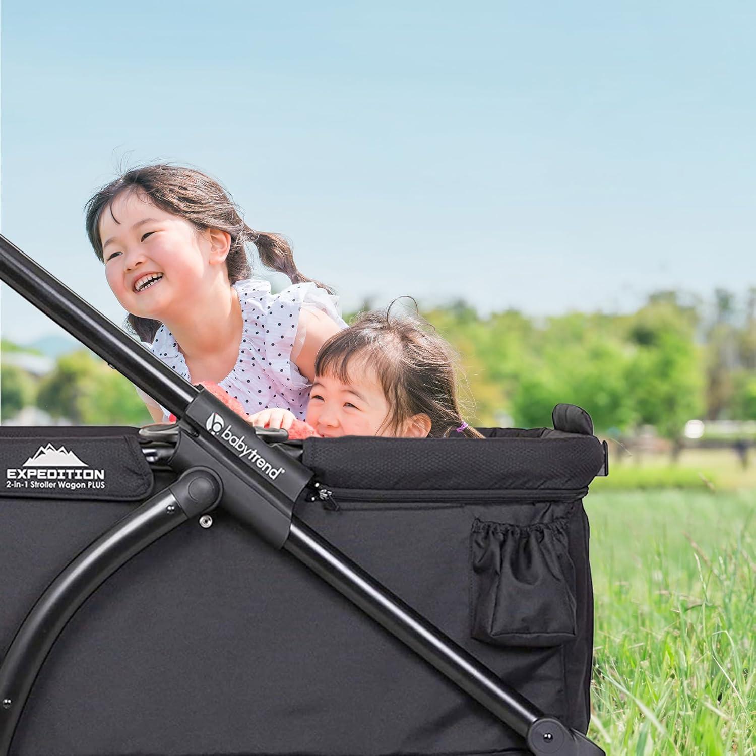 Baby Trend Baby Trend Foldable 4 Wheel Multi-Child Stroller with Storage