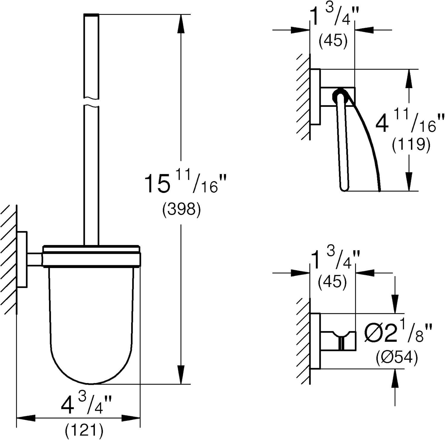 Essentials 3 Piece Bathroom Hardware Set