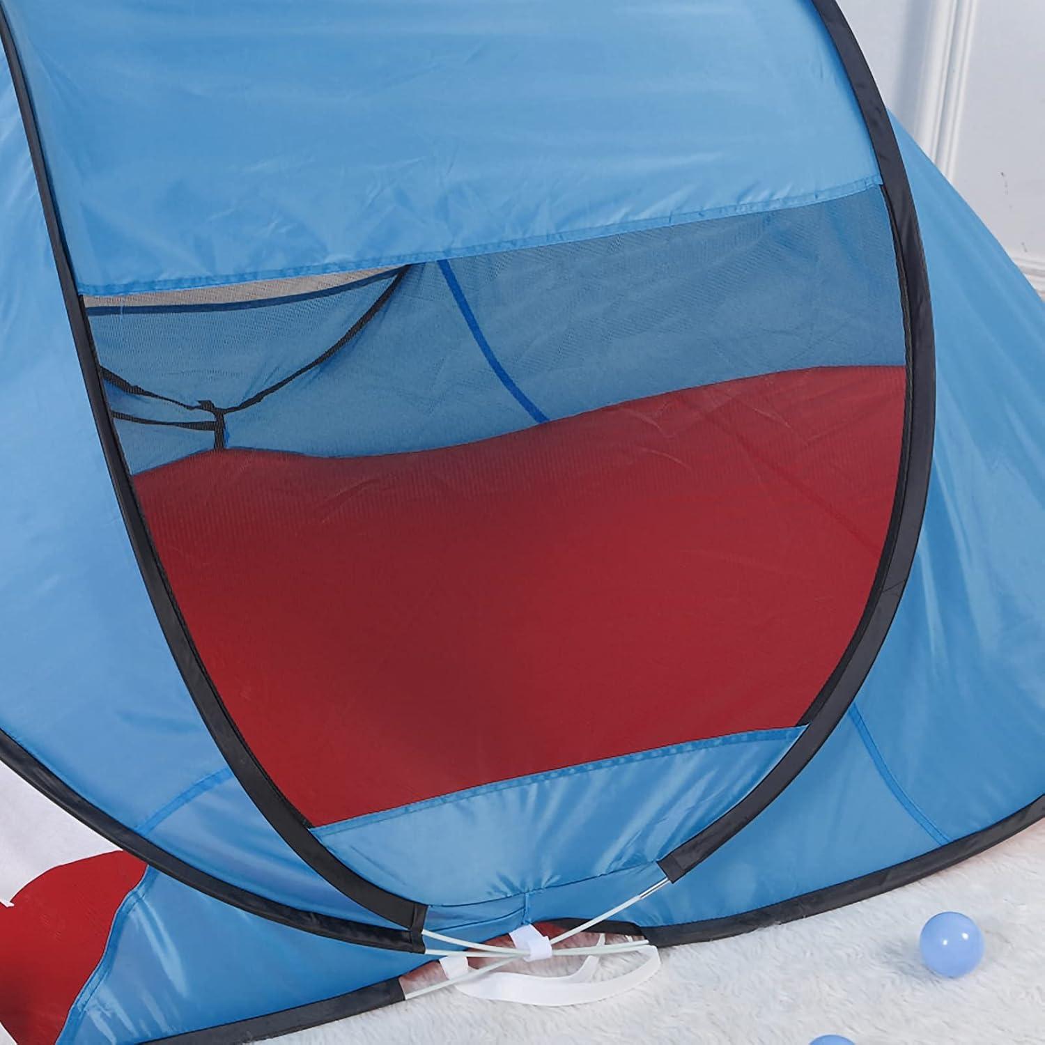 Kids Play Tents – Collapsible Tent for Boys Girls Gift - Large Foldable Playhouse Indoor/Outdoor Fun - Pop up Tent Toys for Age 1 and up Child Birthdays Presents (Shark)