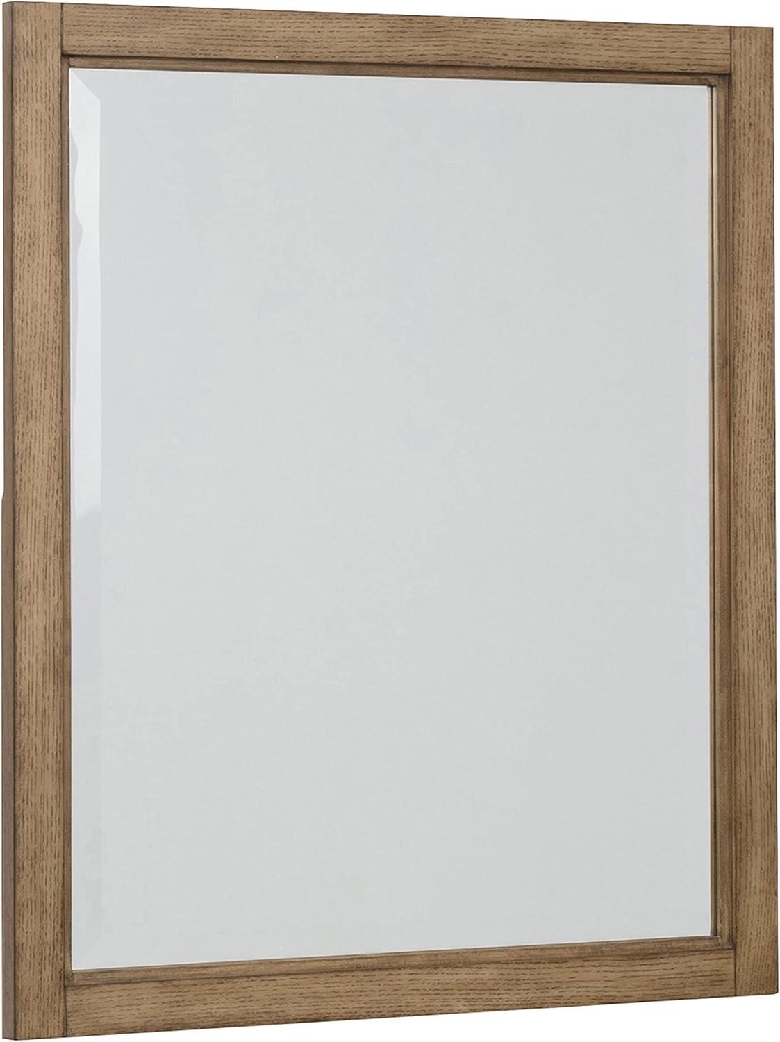 Mercury Row® Bucher Solid And Engineered Wood Flat Mirror