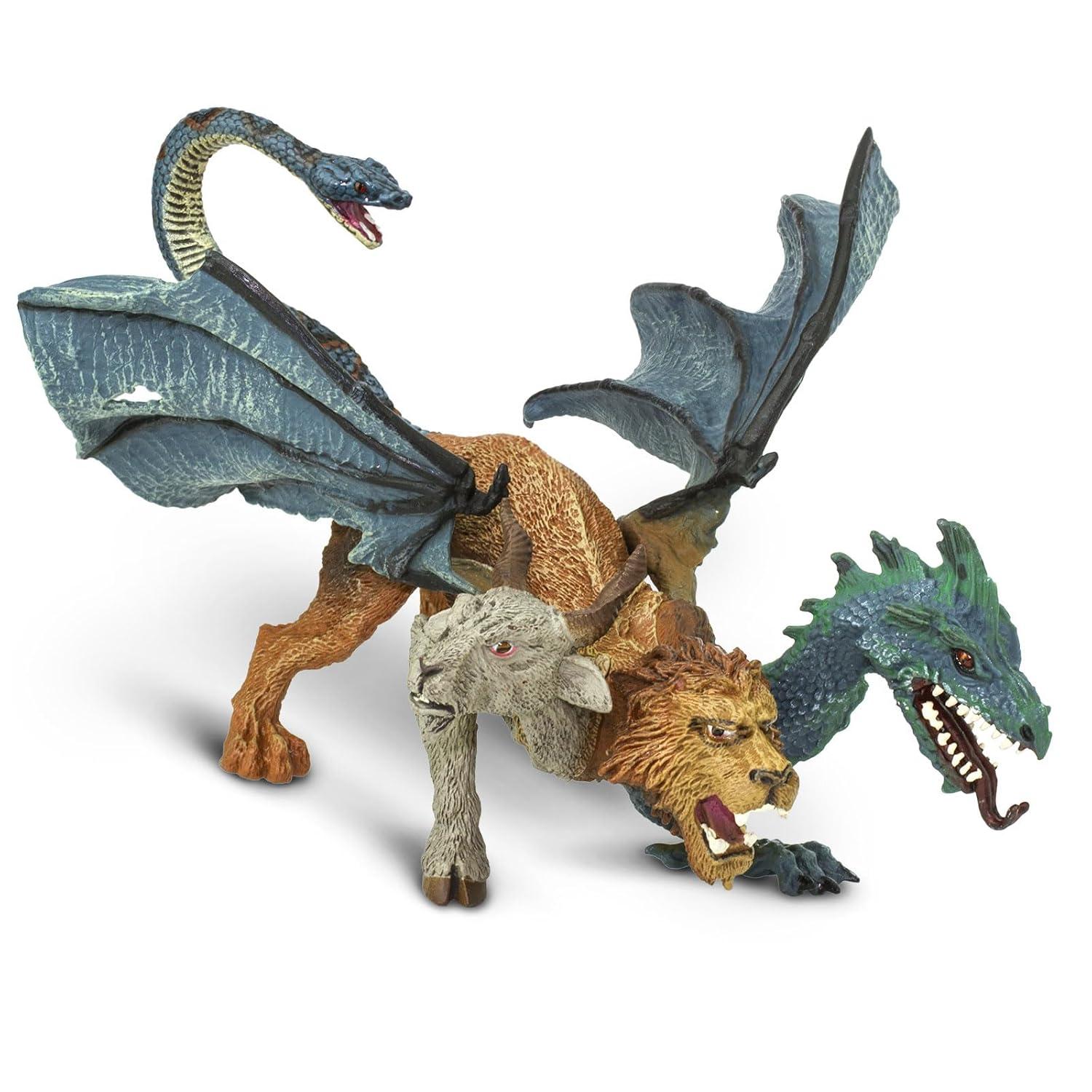 Safari Ltd. Chimera Figurine - Detailed 7" Mythical Hybrid Creature Figure - Educational Toy for Boys, Girls, and Kids Age 3+