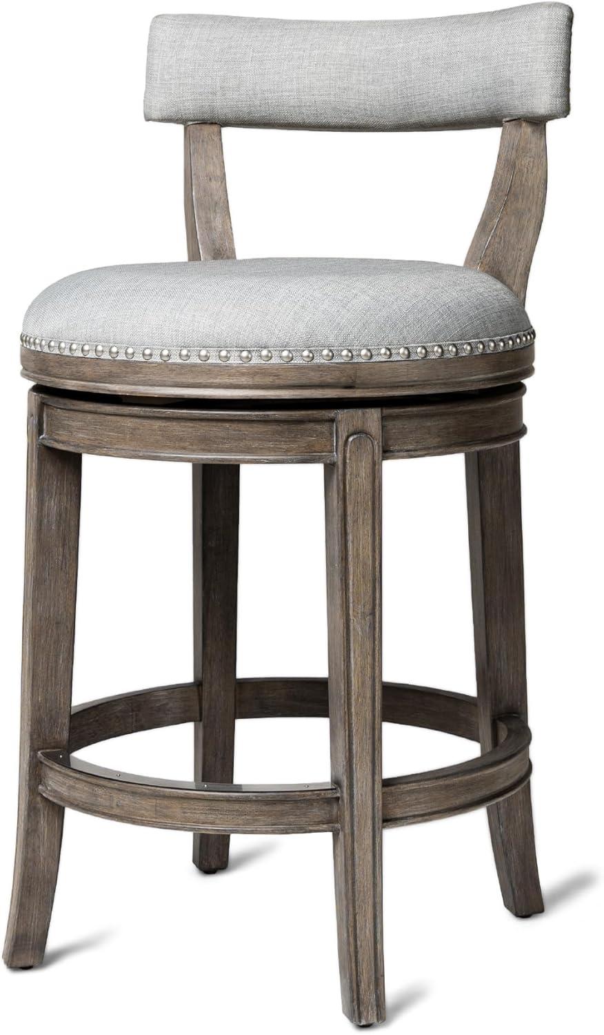 Maven Lane Maven Lane Alexander Stool with Fabric Upholstery